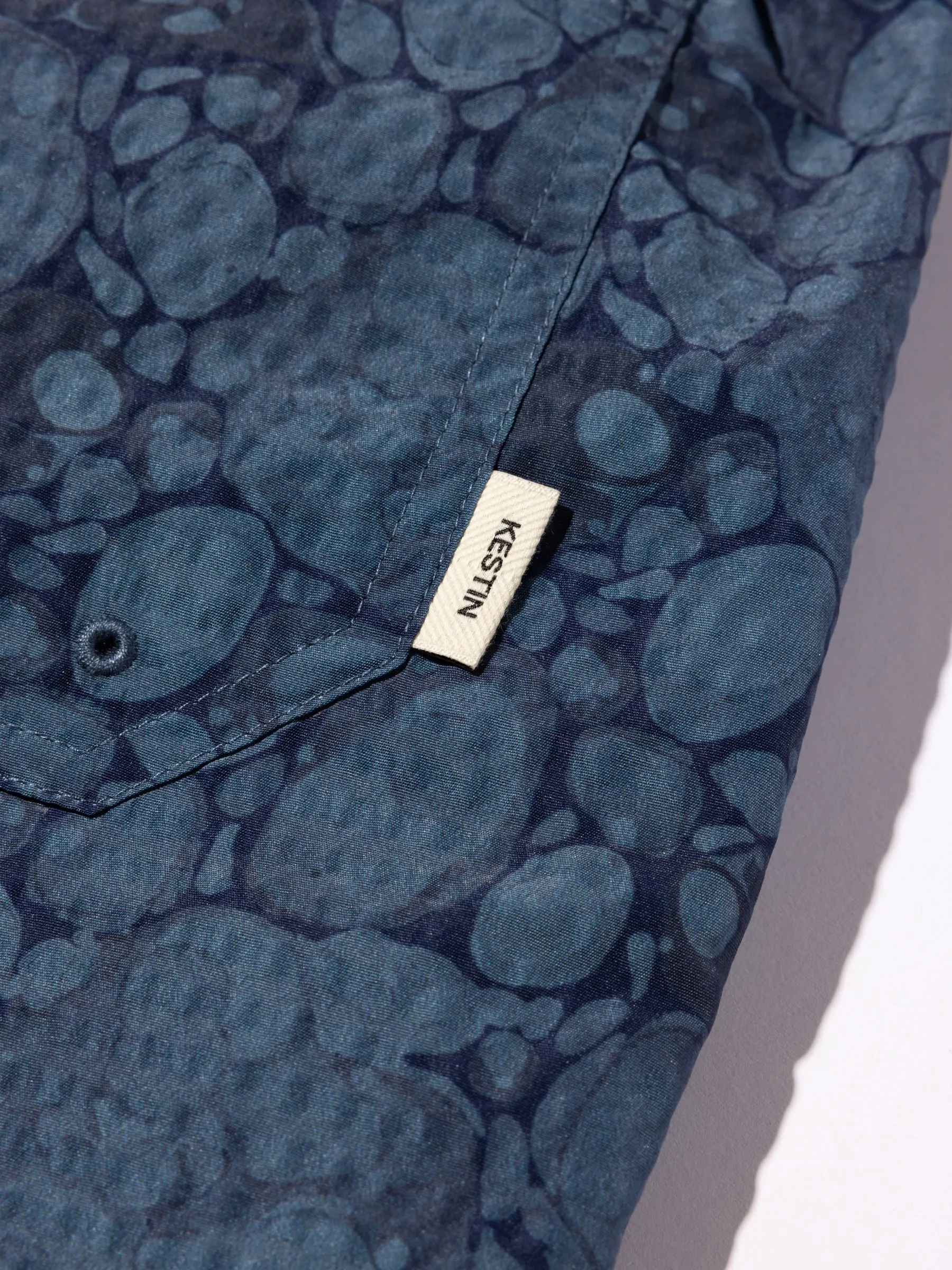 Seacliff Swim Shorts in Blue Marble SEAQUAL® Yarn sold by Kestin product image thumbnail 5