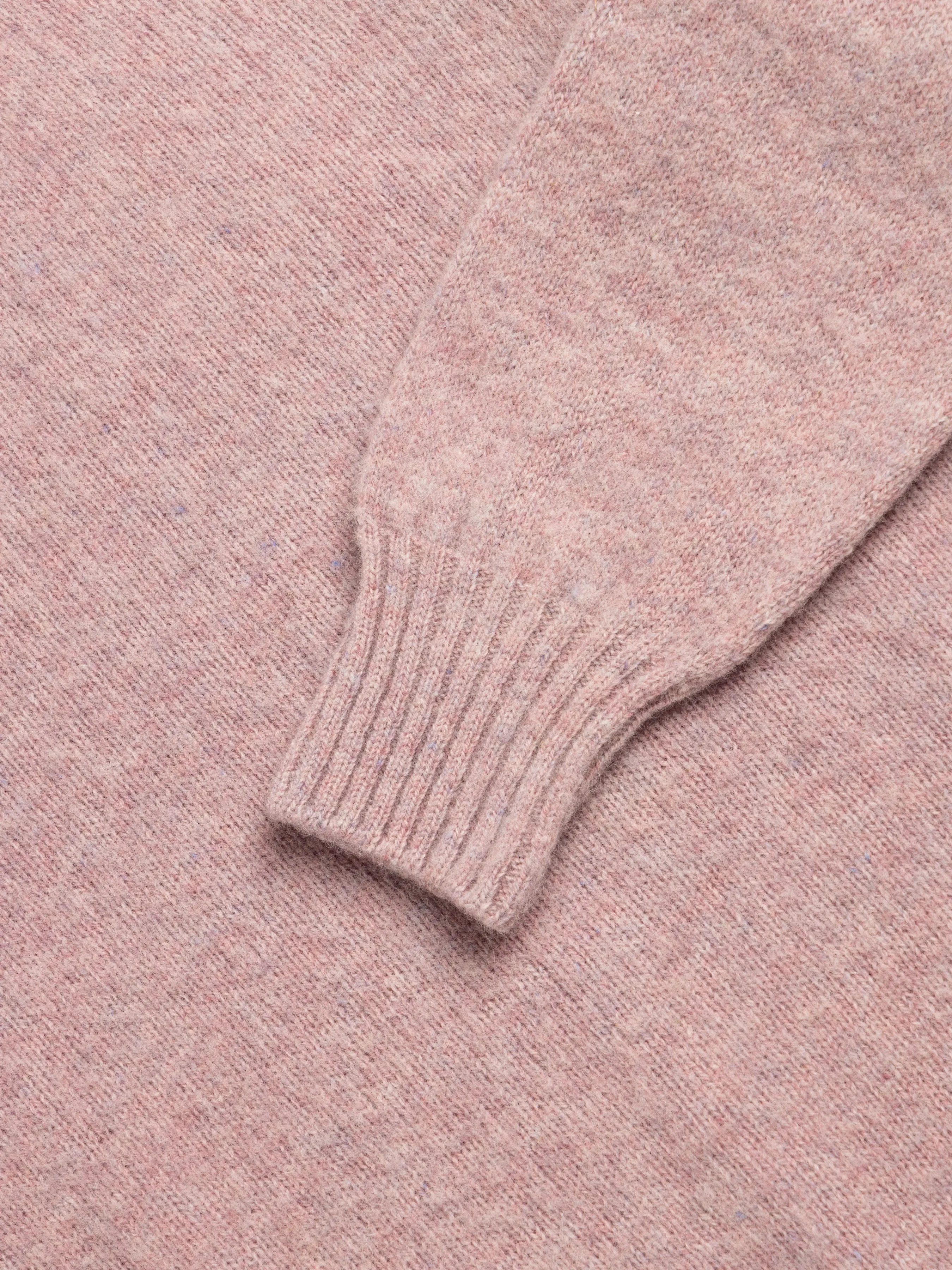 Brushed Shetland Crew in Pale Pink Lambswool sold by Kestin product image thumbnail 4