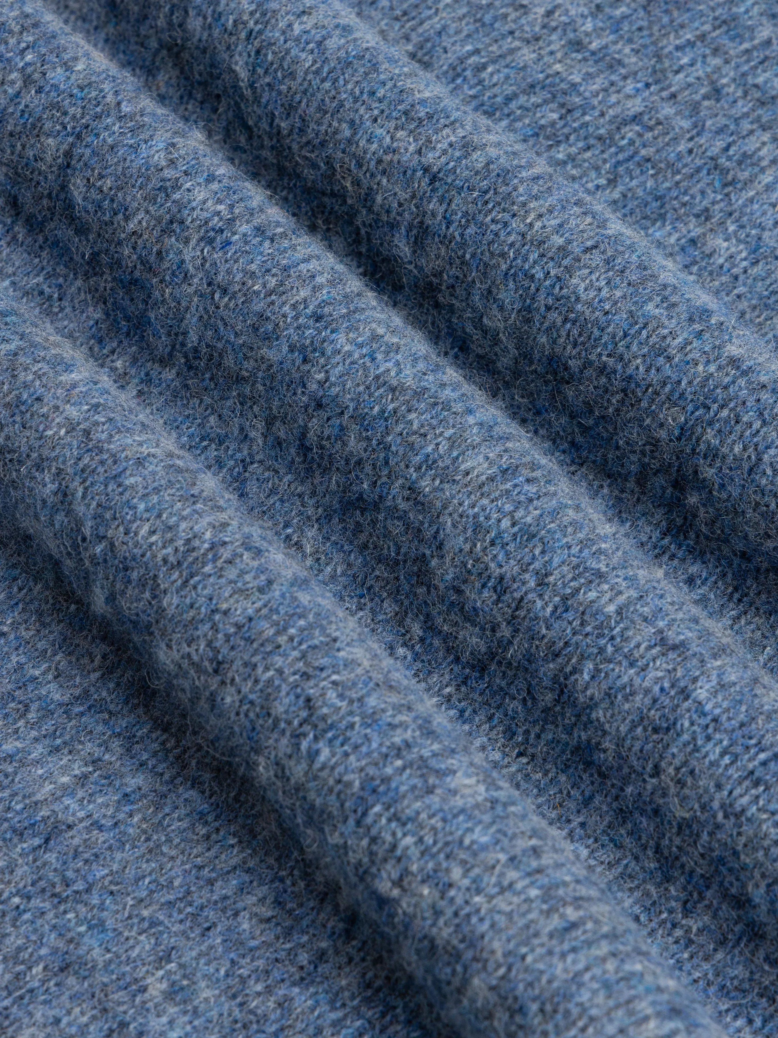 Brushed Shetland Crew in Dusty Blue Lambswool sold by Kestin product image thumbnail 2