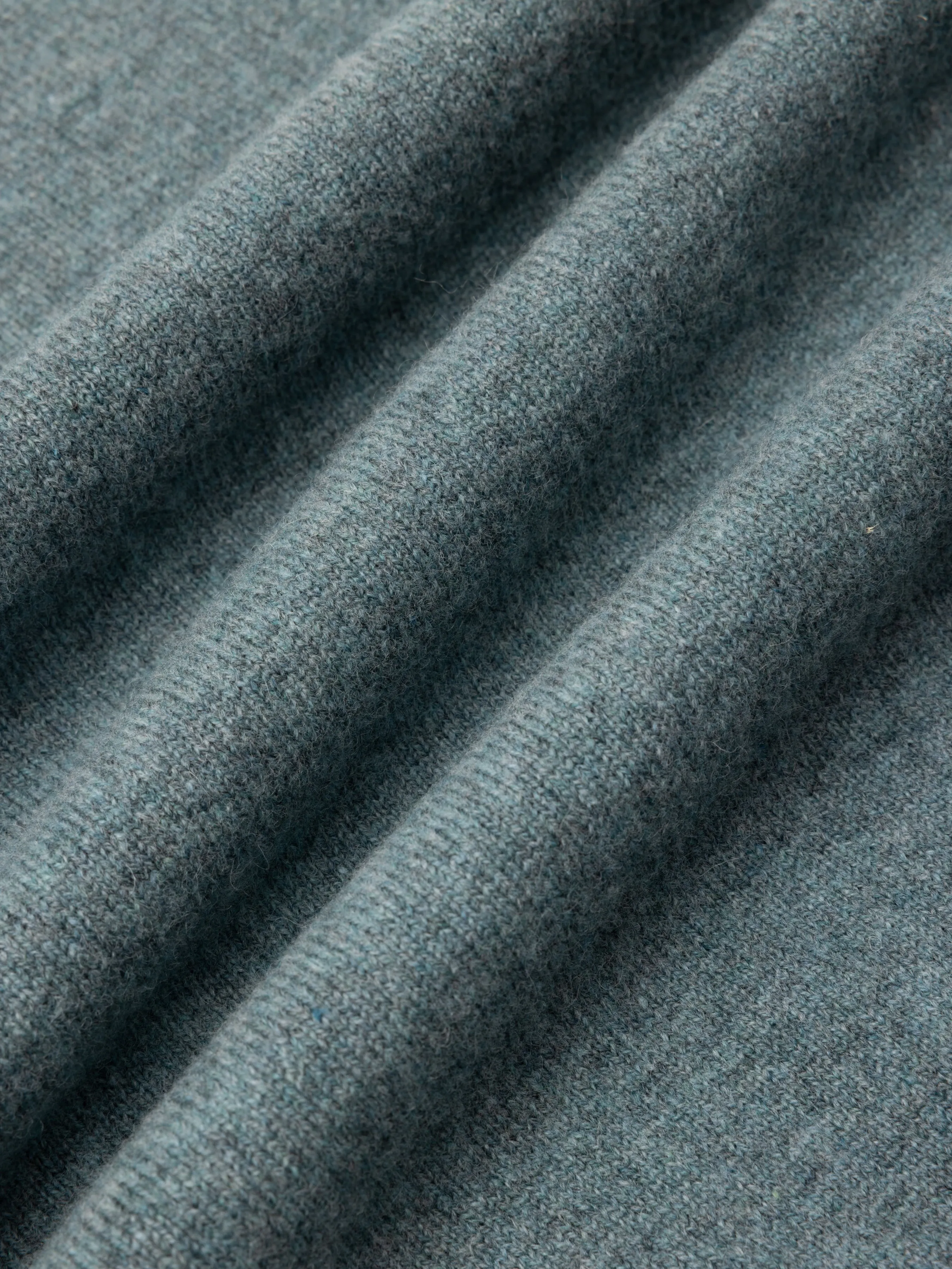 Fine Gauge Crew Neck in Teal Lambswool sold by Kestin product image thumbnail 2