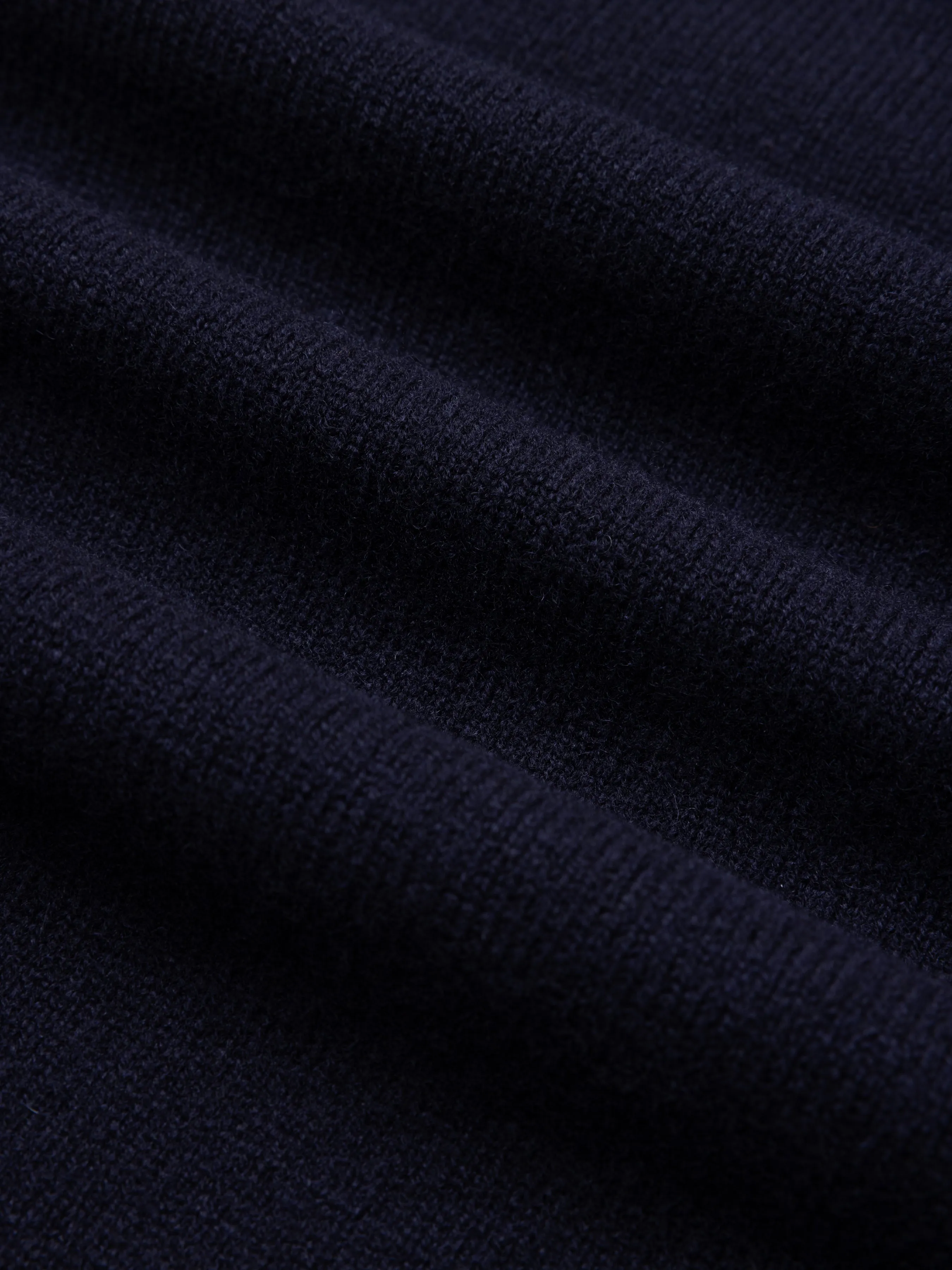 Fine Gauge Crew Neck in Navy Lambswool sold by Kestin product image thumbnail 2