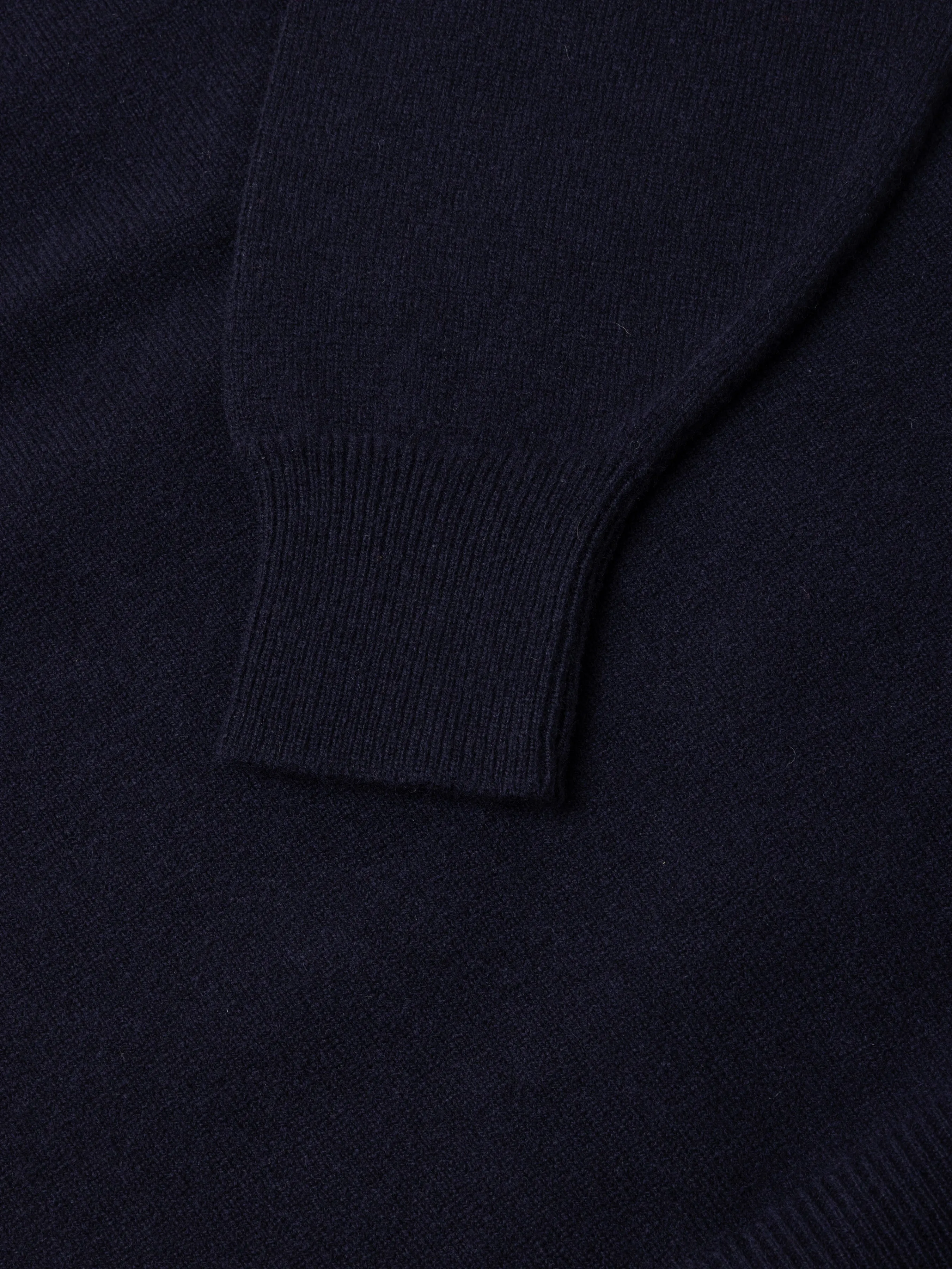 Fine Gauge Crew Neck in Navy Lambswool sold by Kestin product image thumbnail 4