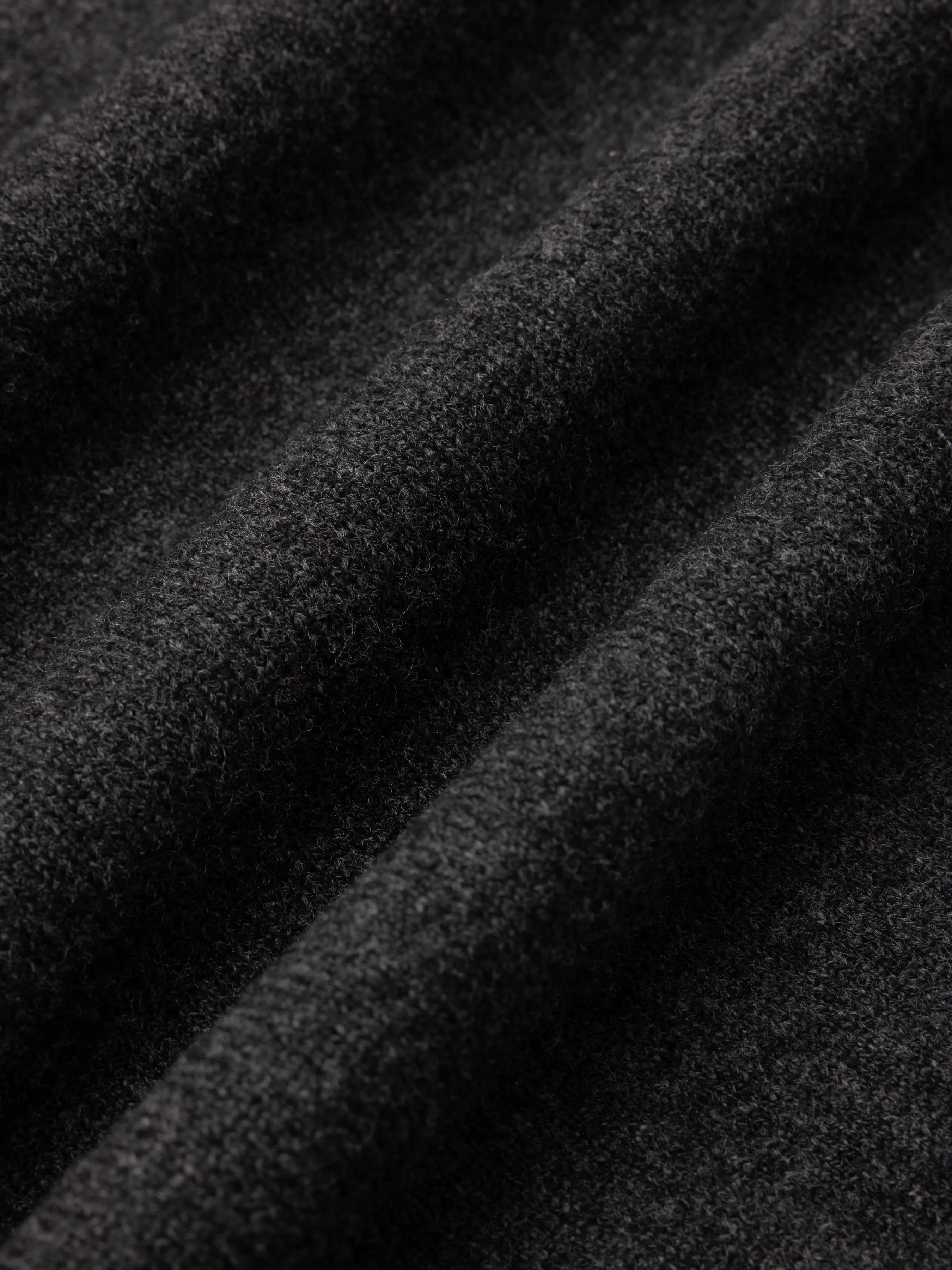 Fine Gauge Quarter Zip in Charcoal Lambswool sold by Kestin product image thumbnail 2