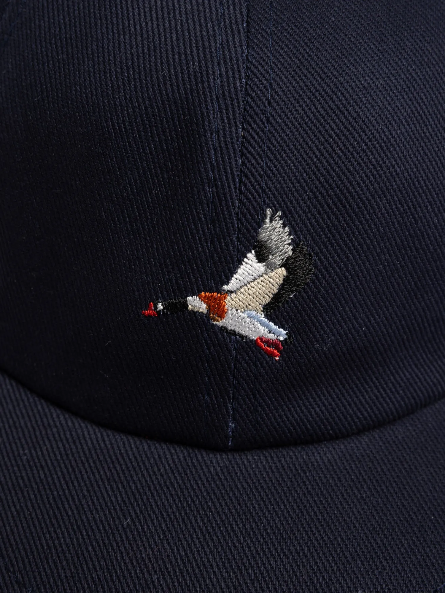 Leuchars Cap in Navy Twill Duck Embroidery sold by Kestin product image thumbnail 2