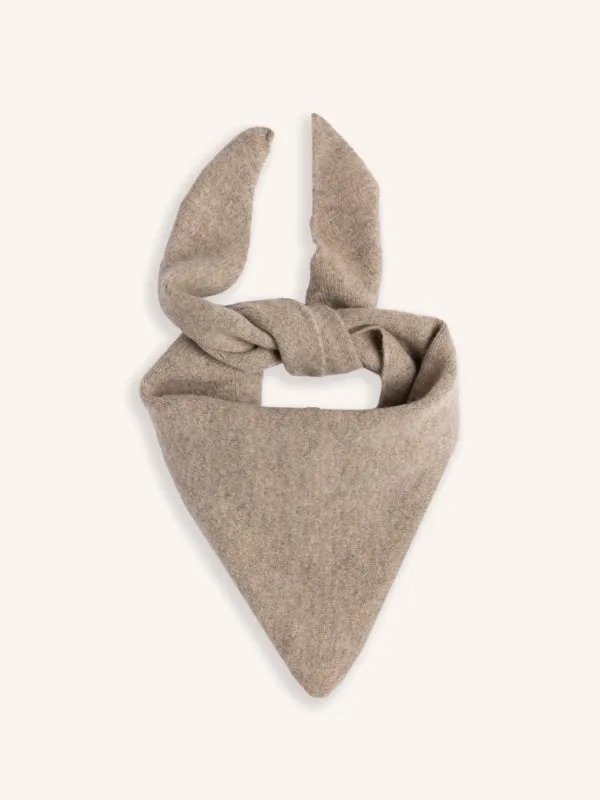 Alva Bandana in Mushroom Pure Wool sold by Kestin