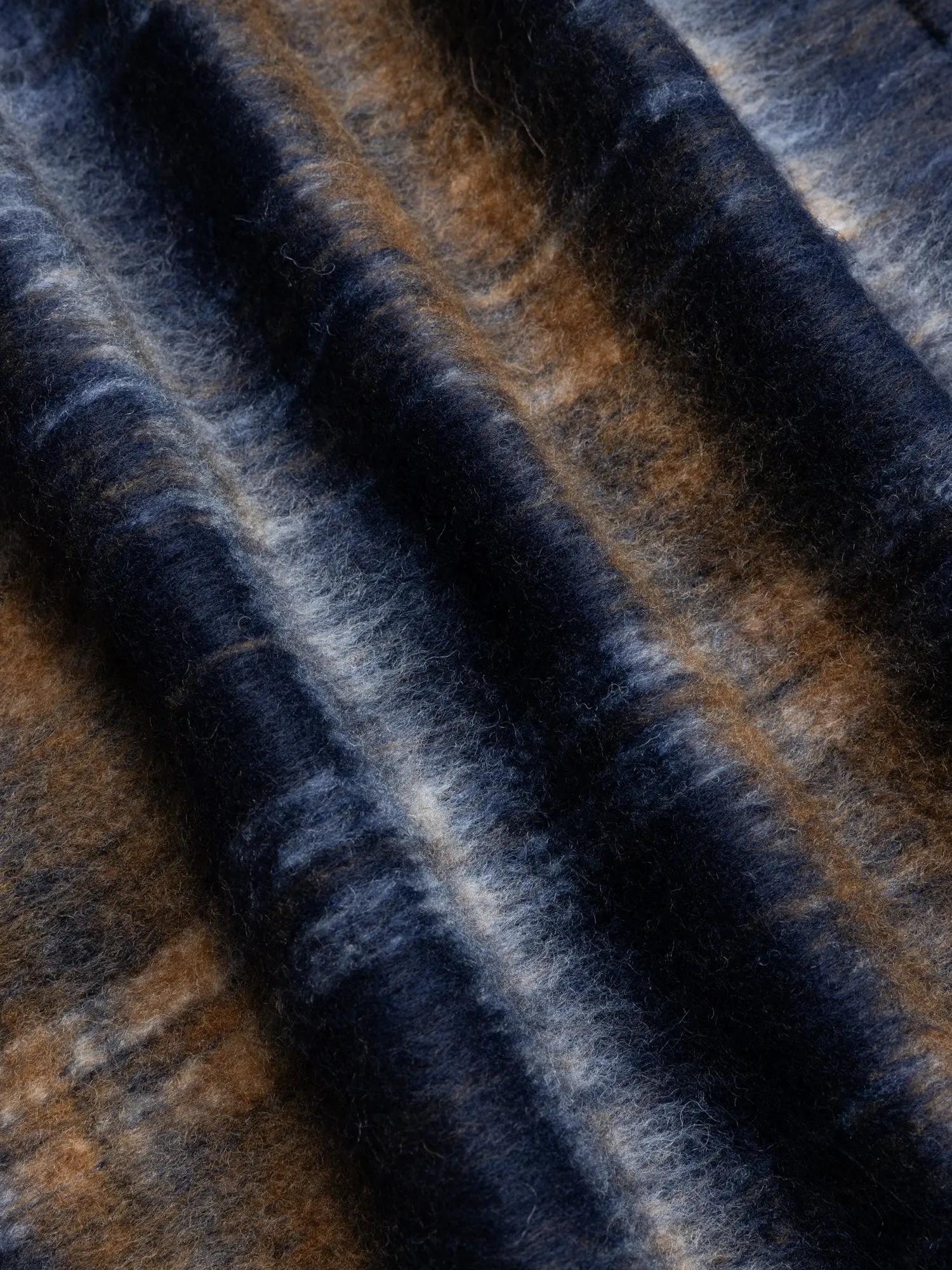 Haston Jacket in Navy Check Brushed Wool sold by Kestin product image thumbnail 5
