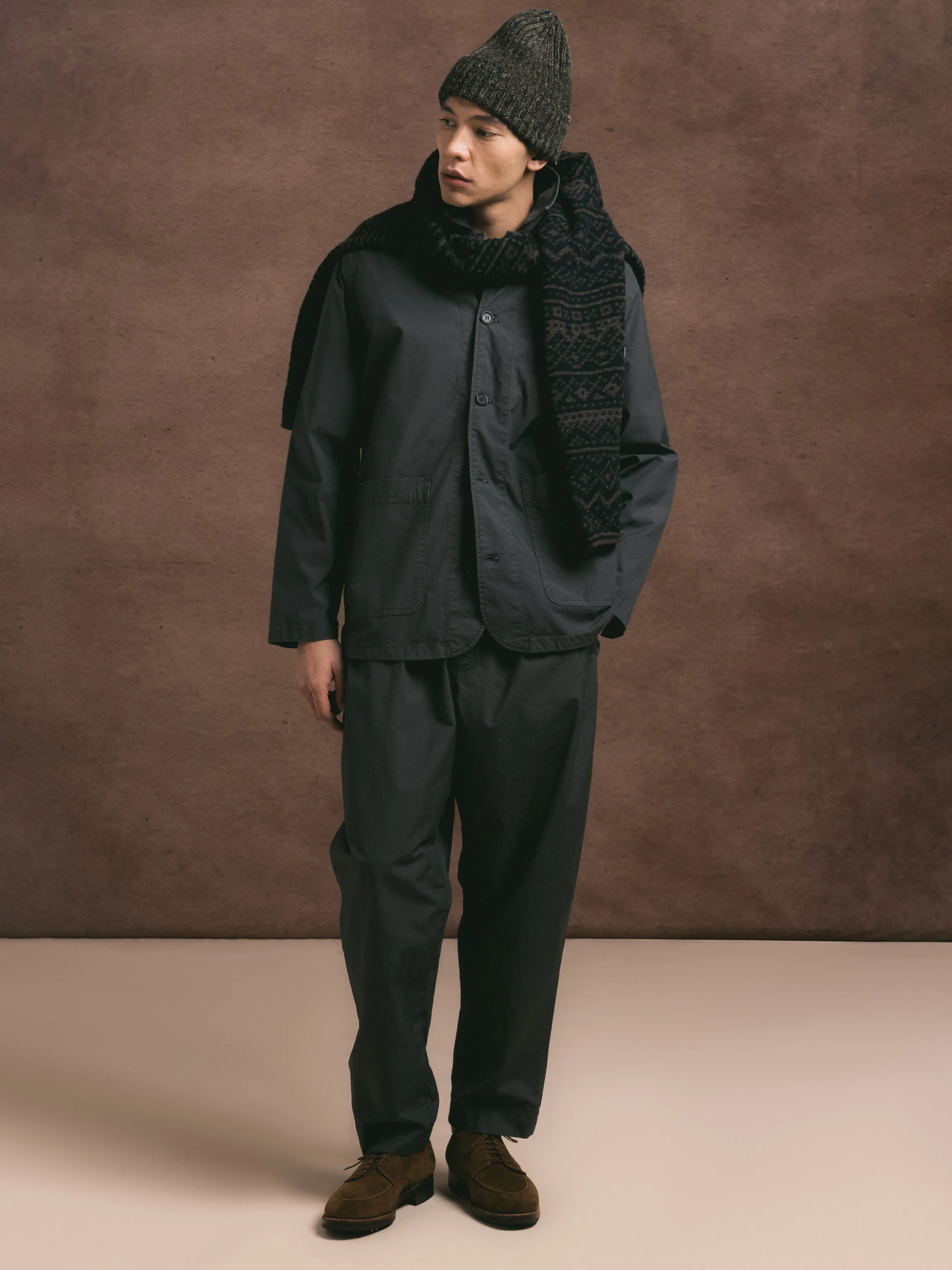 Huntly Jacket in Charcoal Cotton Ripstop sold by Kestin product image thumbnail 3