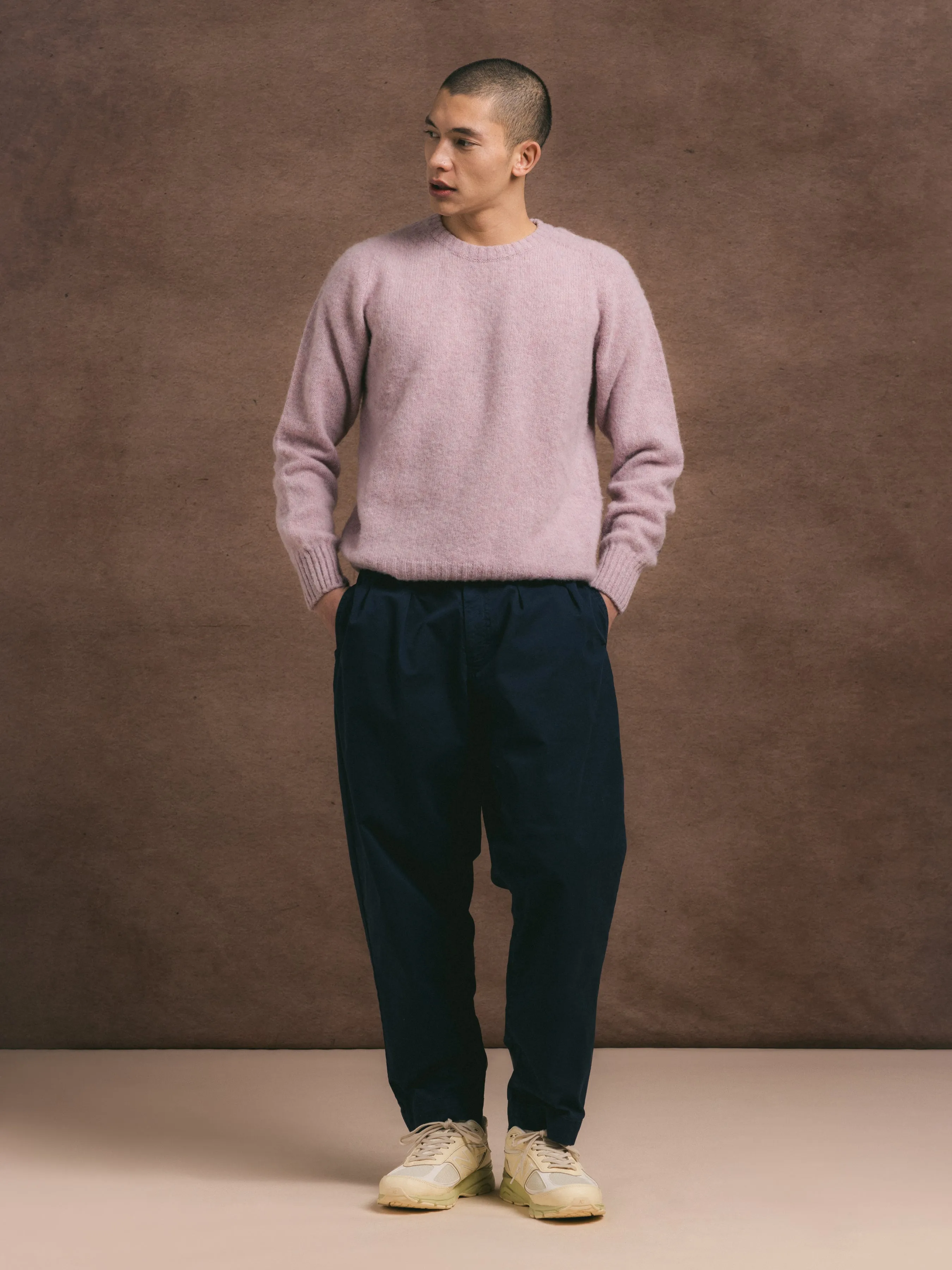 Clyde Pant in Navy Cotton Twill sold by Kestin product image thumbnail 2
