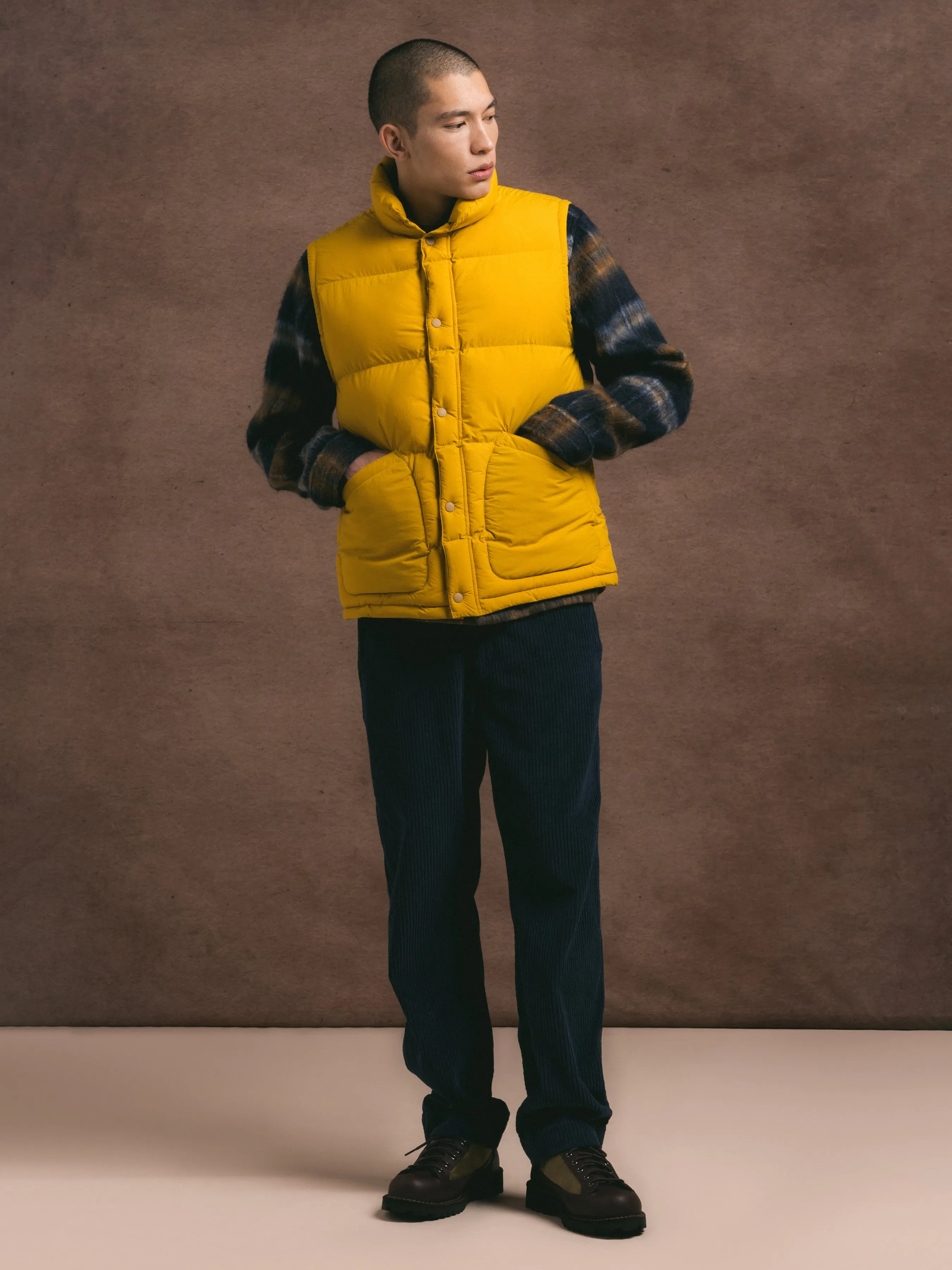 Aberlour Pant in Dark Navy Jumbo Cord sold by Kestin product image thumbnail 4