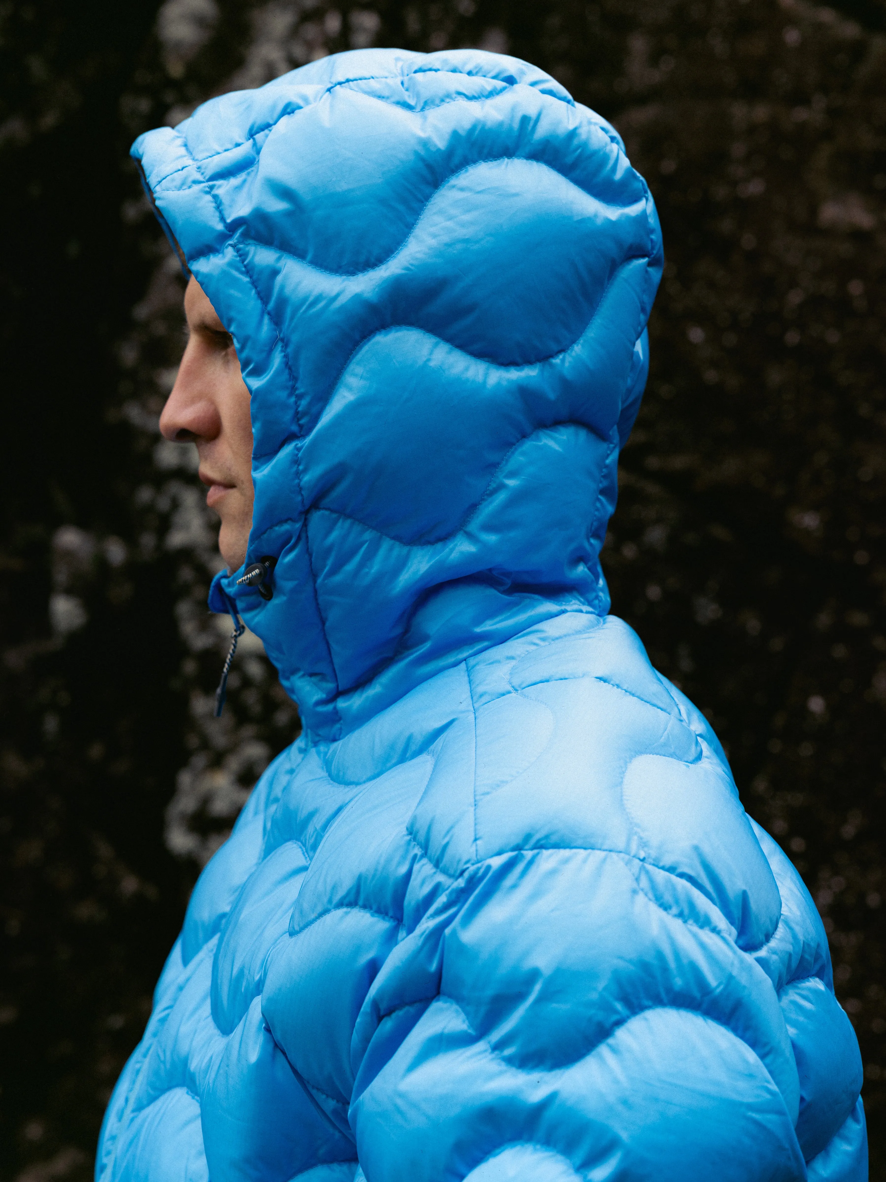 Cuillin Down Jacket in Sky Blue Recycled Ripstop sold by Kestin product image thumbnail 3