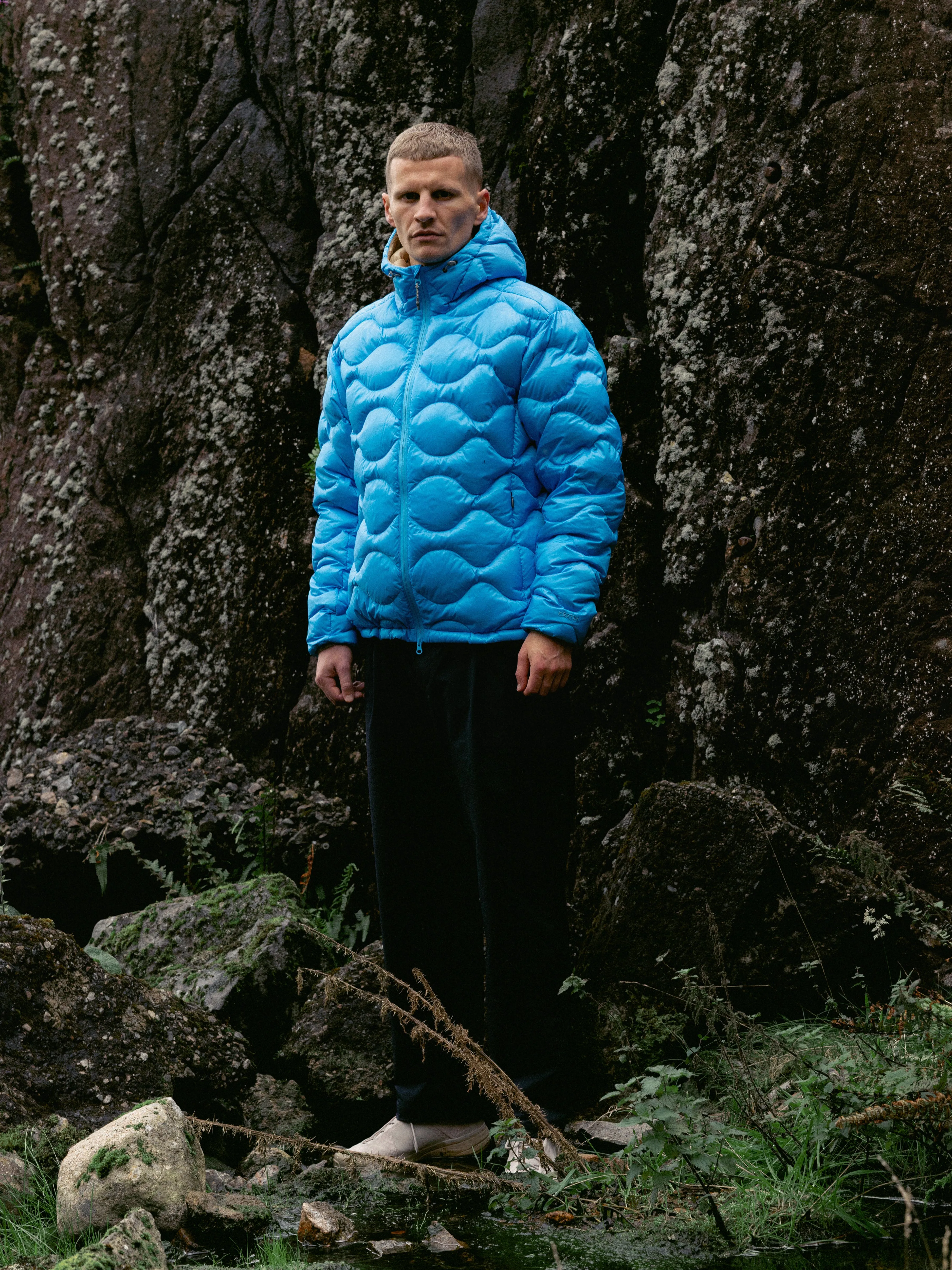 Cuillin Down Jacket in Sky Blue Recycled Ripstop sold by Kestin product image thumbnail 2