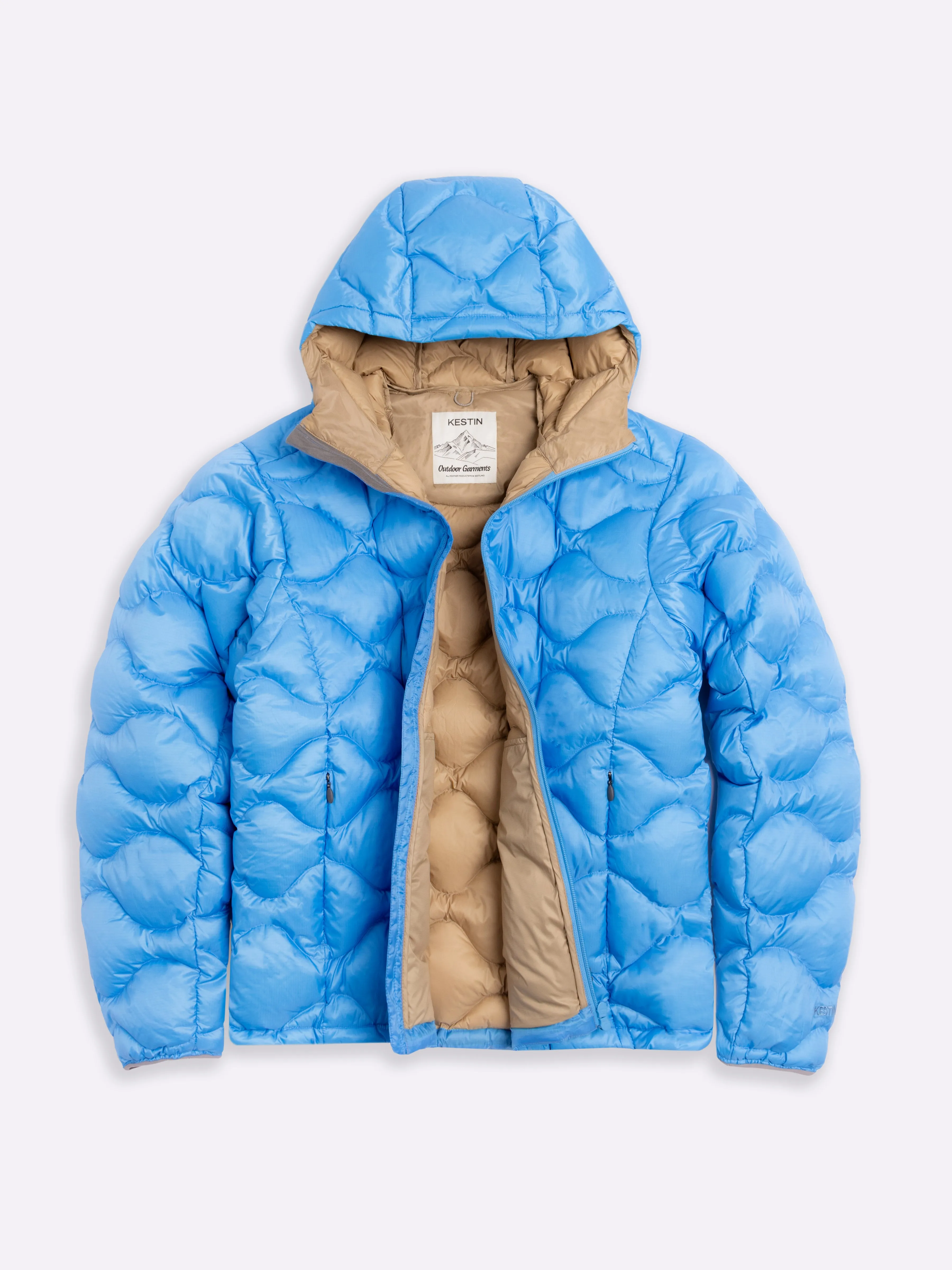 Cuillin Down Jacket in Sky Blue Recycled Ripstop sold by Kestin product image thumbnail 4