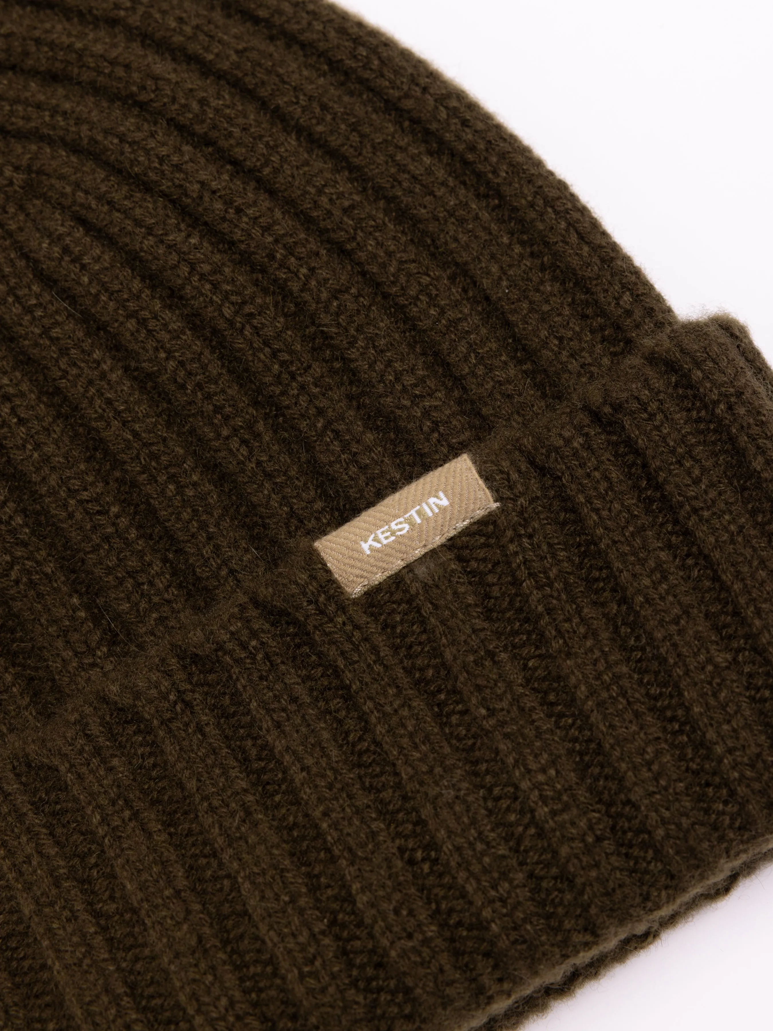 Sanna Beanie in Military Cashmere sold by Kestin product image thumbnail 2