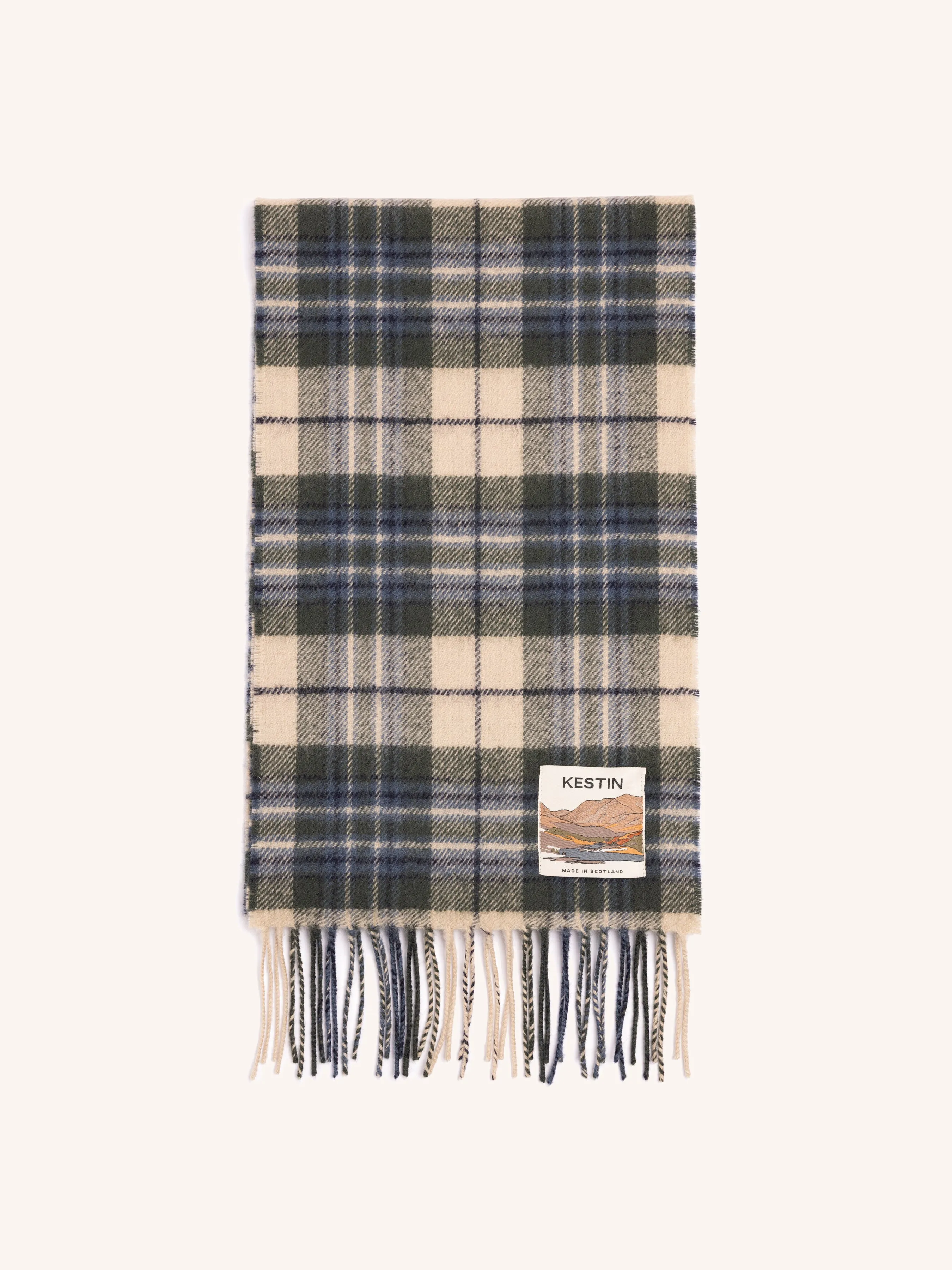 Selkirk Scarf in KESTIN Tartan Lambswool sold by Kestin product image thumbnail 4