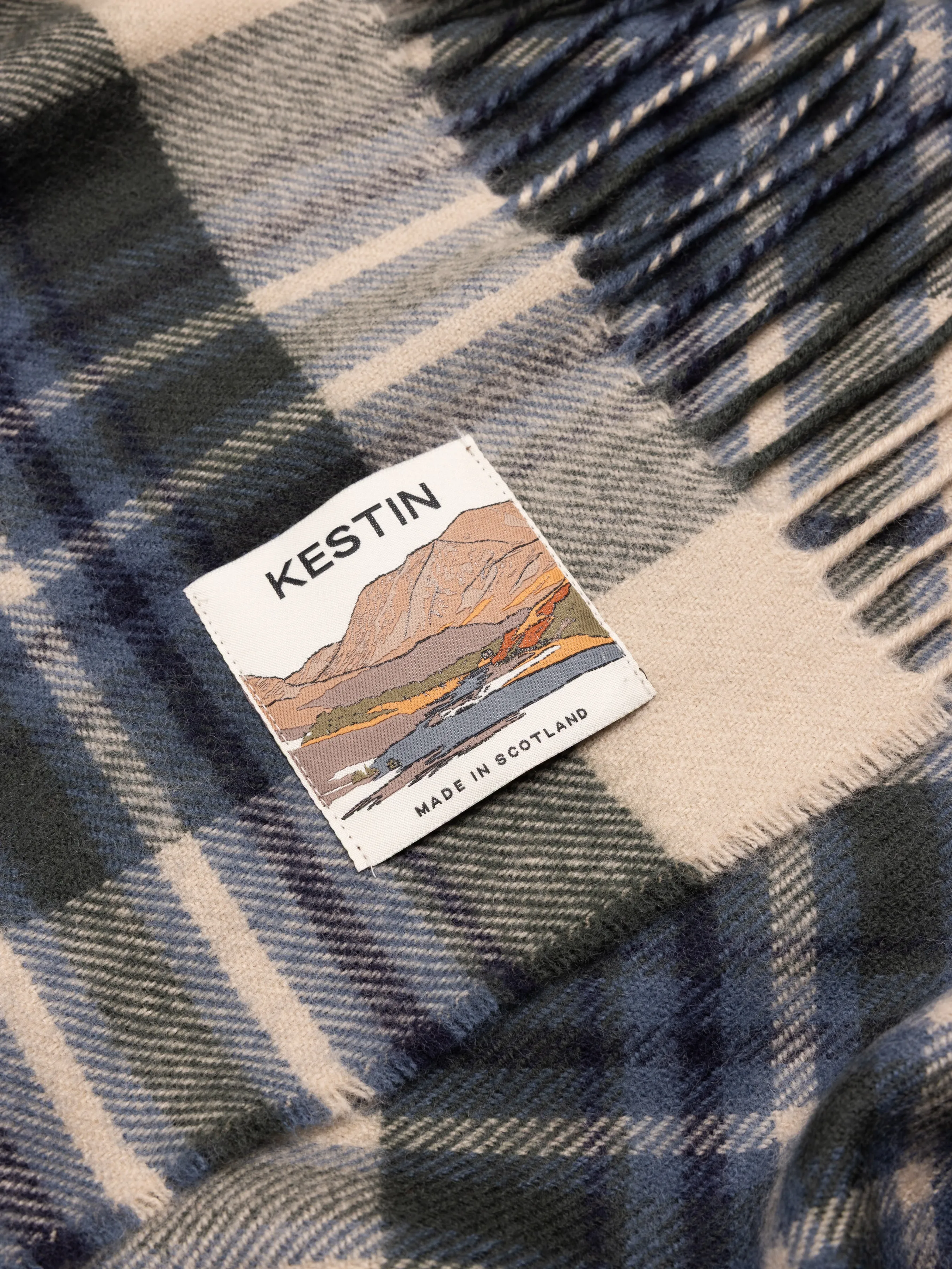 Ashkirk Blanket in KESTIN Tartan Lambswool sold by Kestin product image thumbnail 2