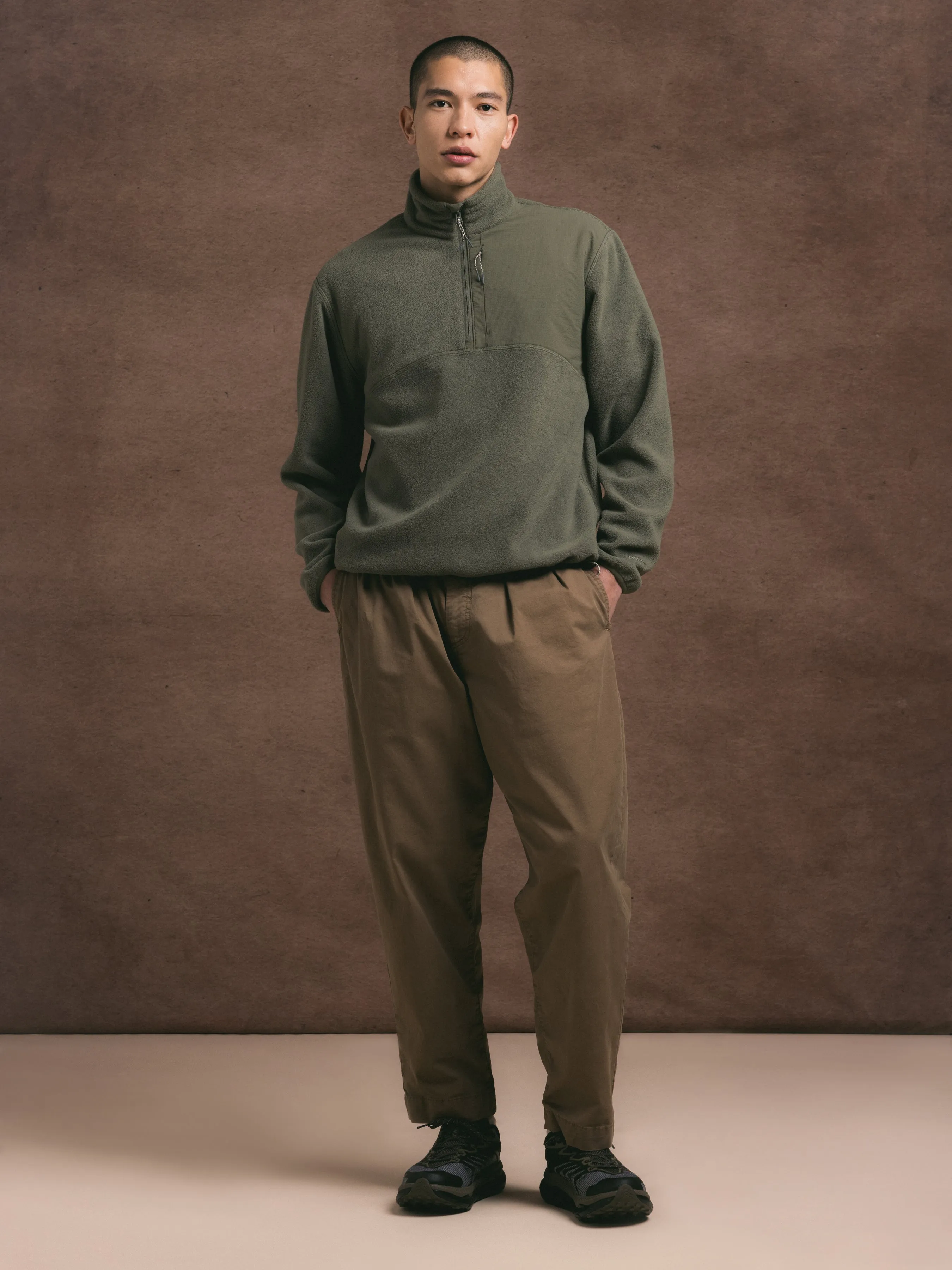Clyde Pant in Taupe Cotton Twill sold by Kestin product image thumbnail 2