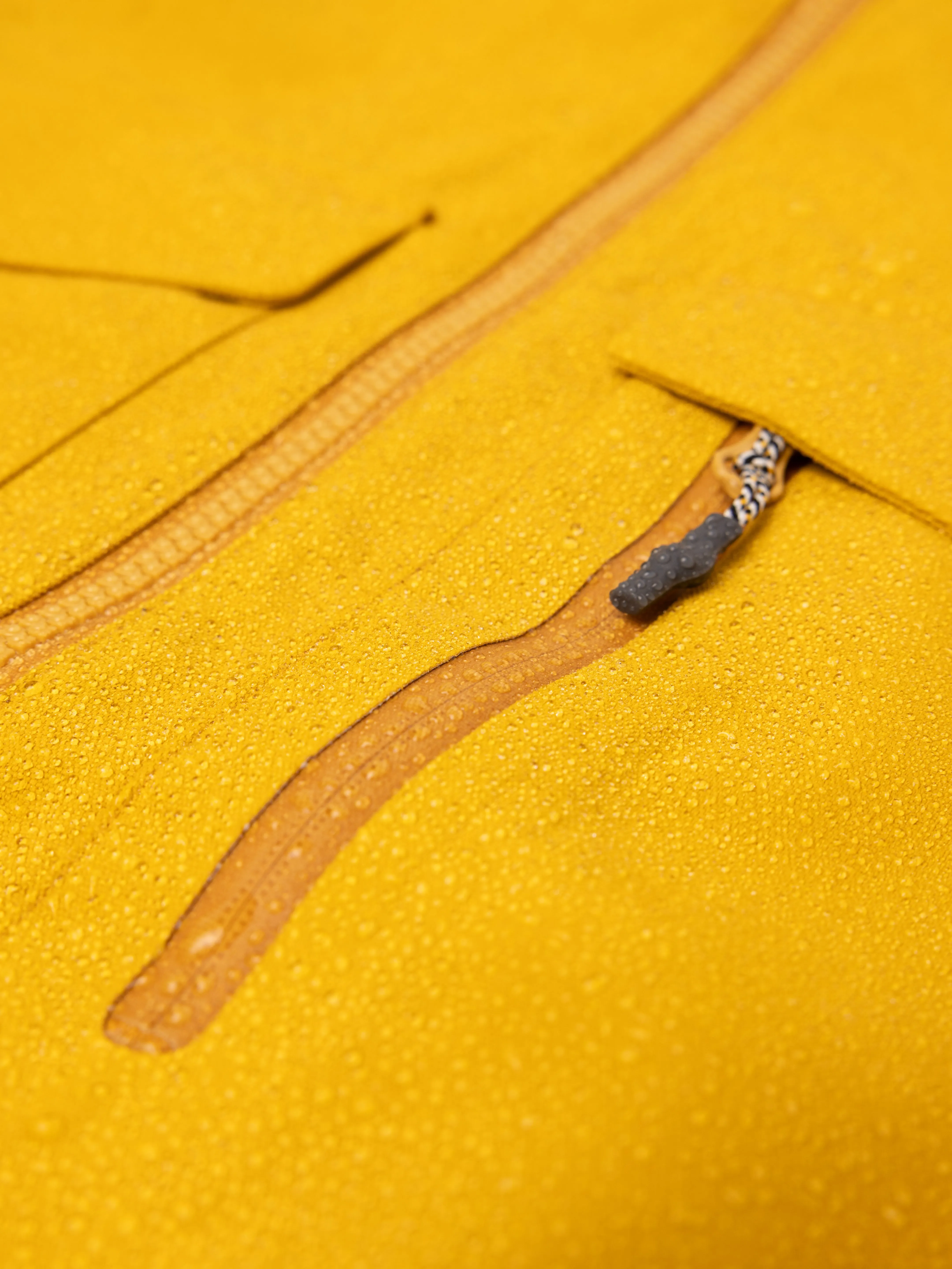 Glenbarr Waterproof Jacket in Yellow Recycled Nylon sold by Kestin product image thumbnail 3