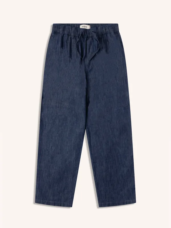Doune Pant in Denim sold by Kestin