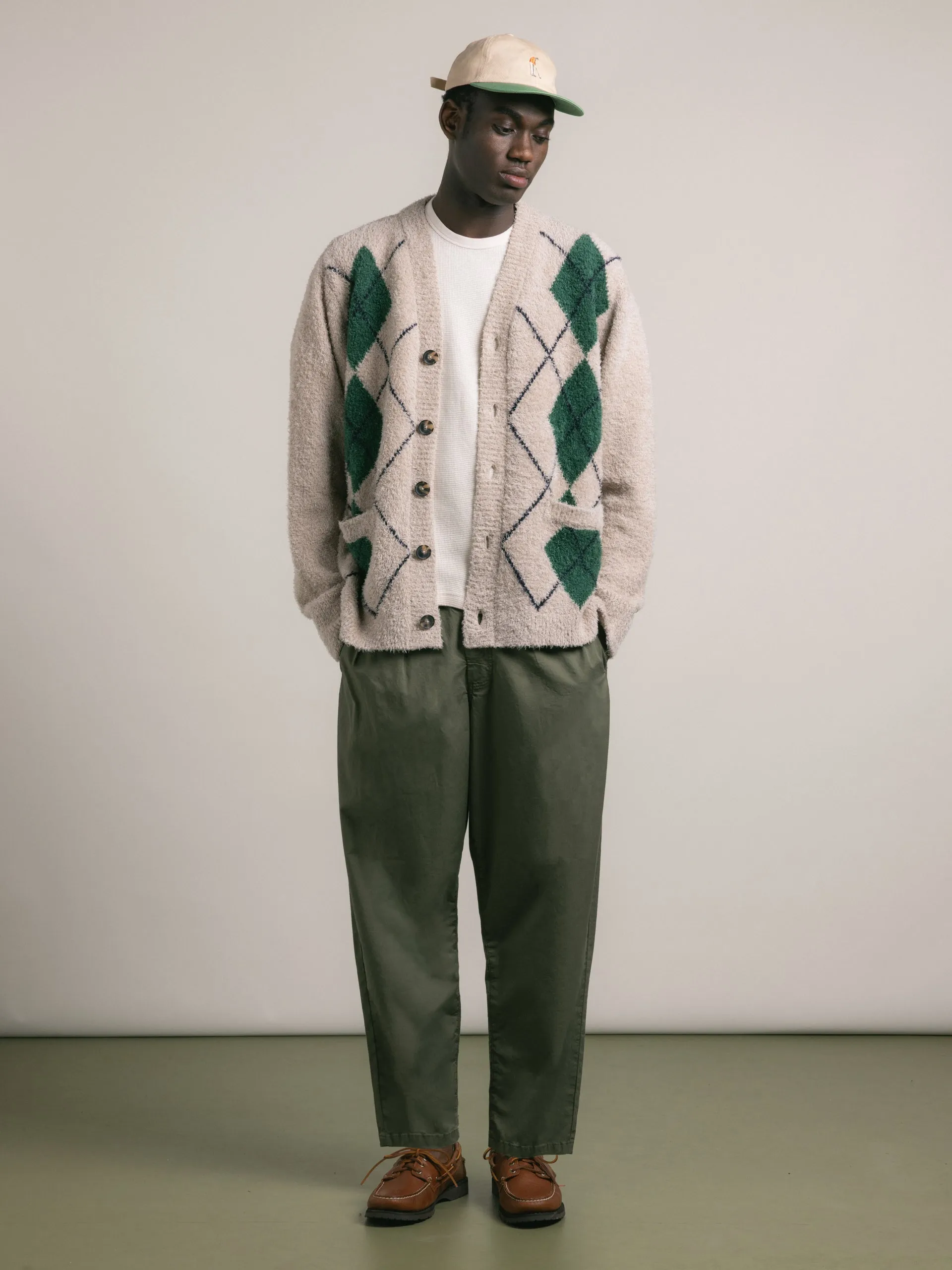 Clyde Pant in Olive Cotton Twill sold by Kestin product image thumbnail 2