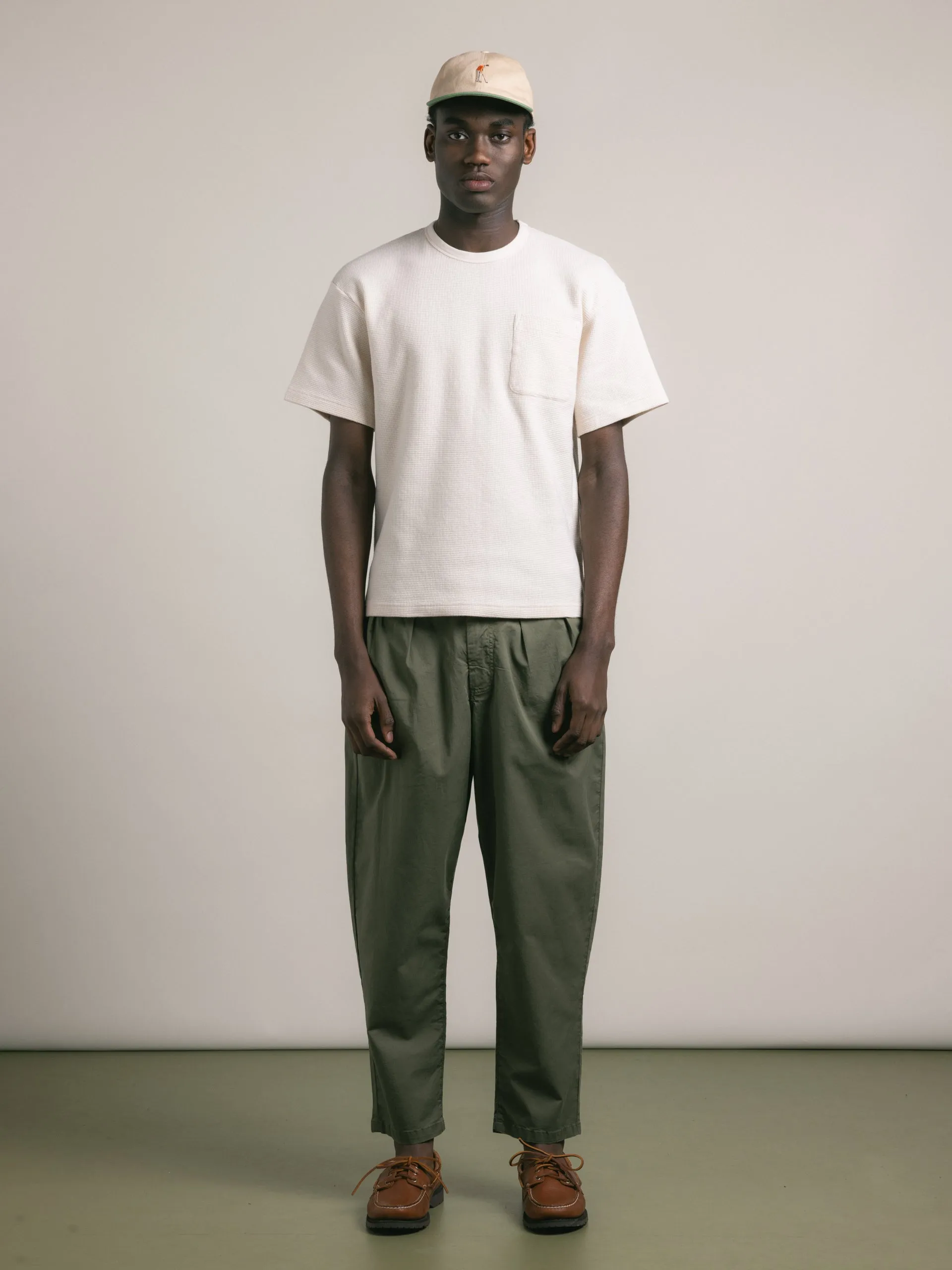 Fly T-Shirt in Natural Brushed Waffle sold by Kestin product image thumbnail 3