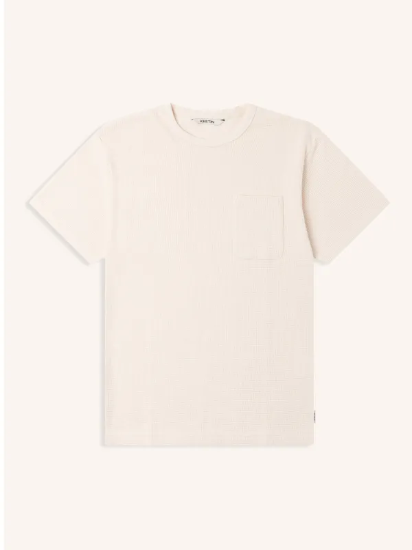 Fly T-Shirt in Natural Brushed Waffle sold by Kestin