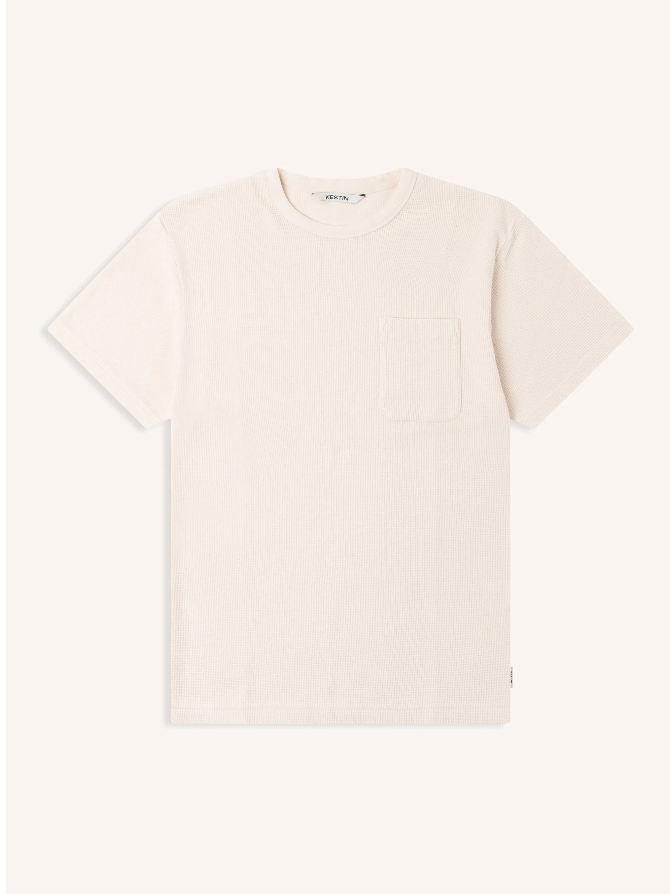 Fly T-Shirt in Natural Brushed Waffle sold by Kestin