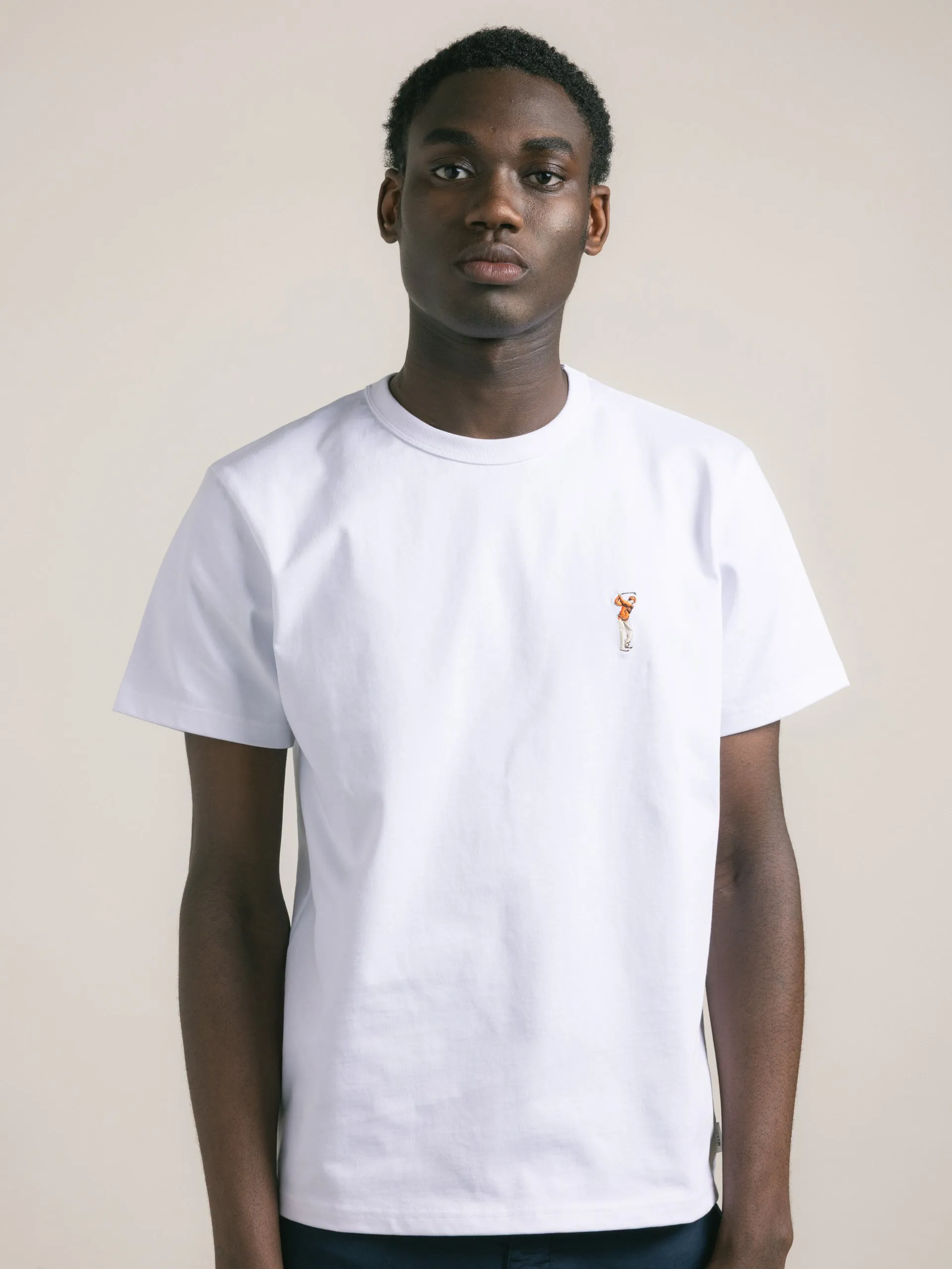 Cargill T-Shirt in White Golf Embroidery sold by Kestin product image thumbnail 2