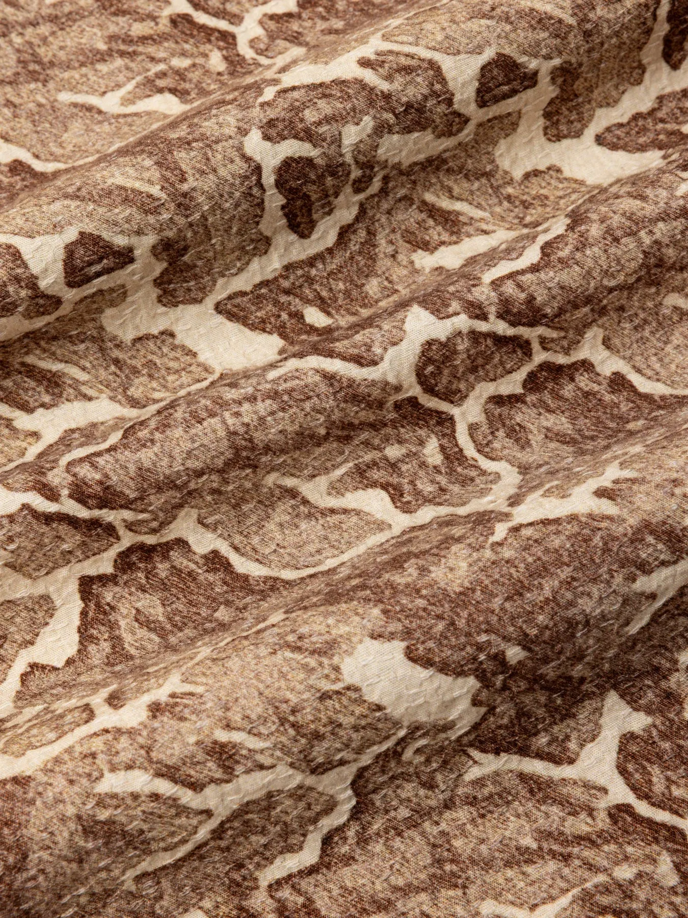 Crammond Shirt in Brown Landscape Print Cotton sold by Kestin product image thumbnail 5