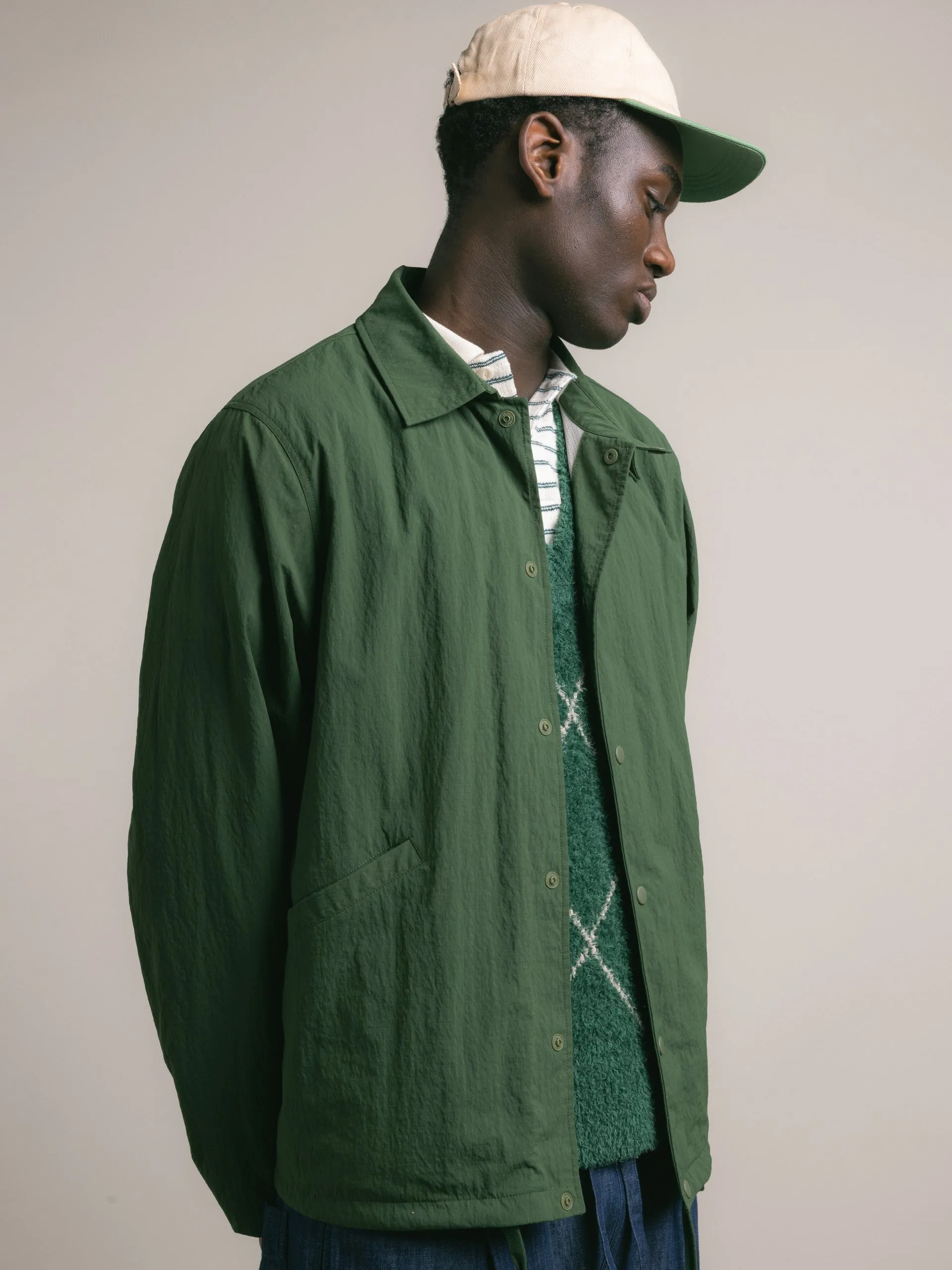 Oakley Coach Jacket in Collegiate Green Ripstop sold by Kestin product image thumbnail 4