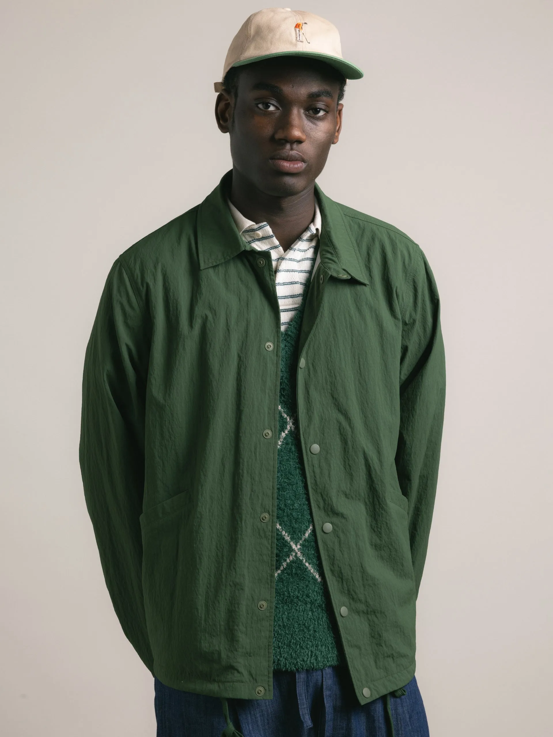Oakley Coach Jacket in Collegiate Green Ripstop sold by Kestin product image thumbnail 2