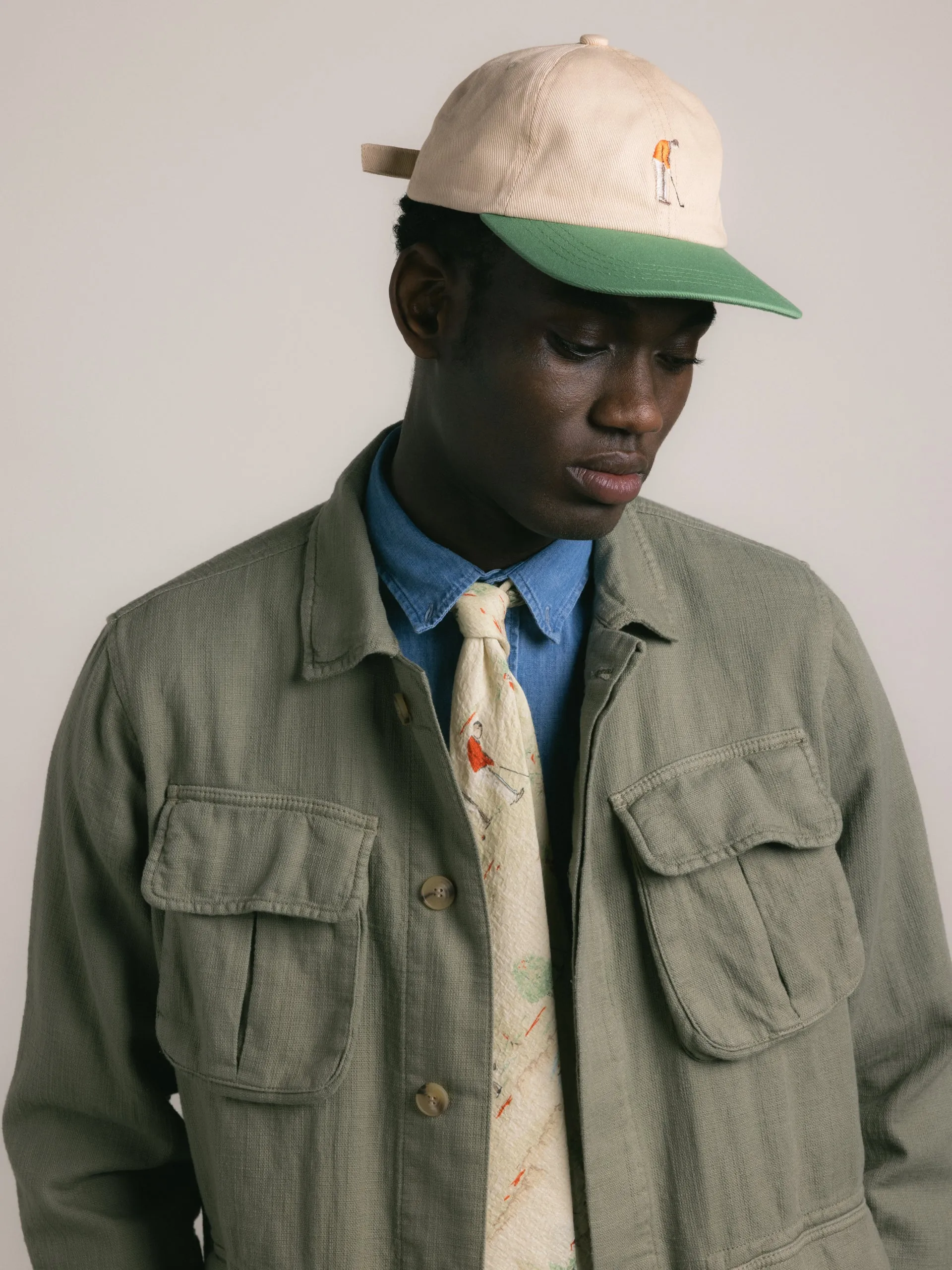 Tyndrum Field Jacket in Military Slub Cotton sold by Kestin product image thumbnail 5