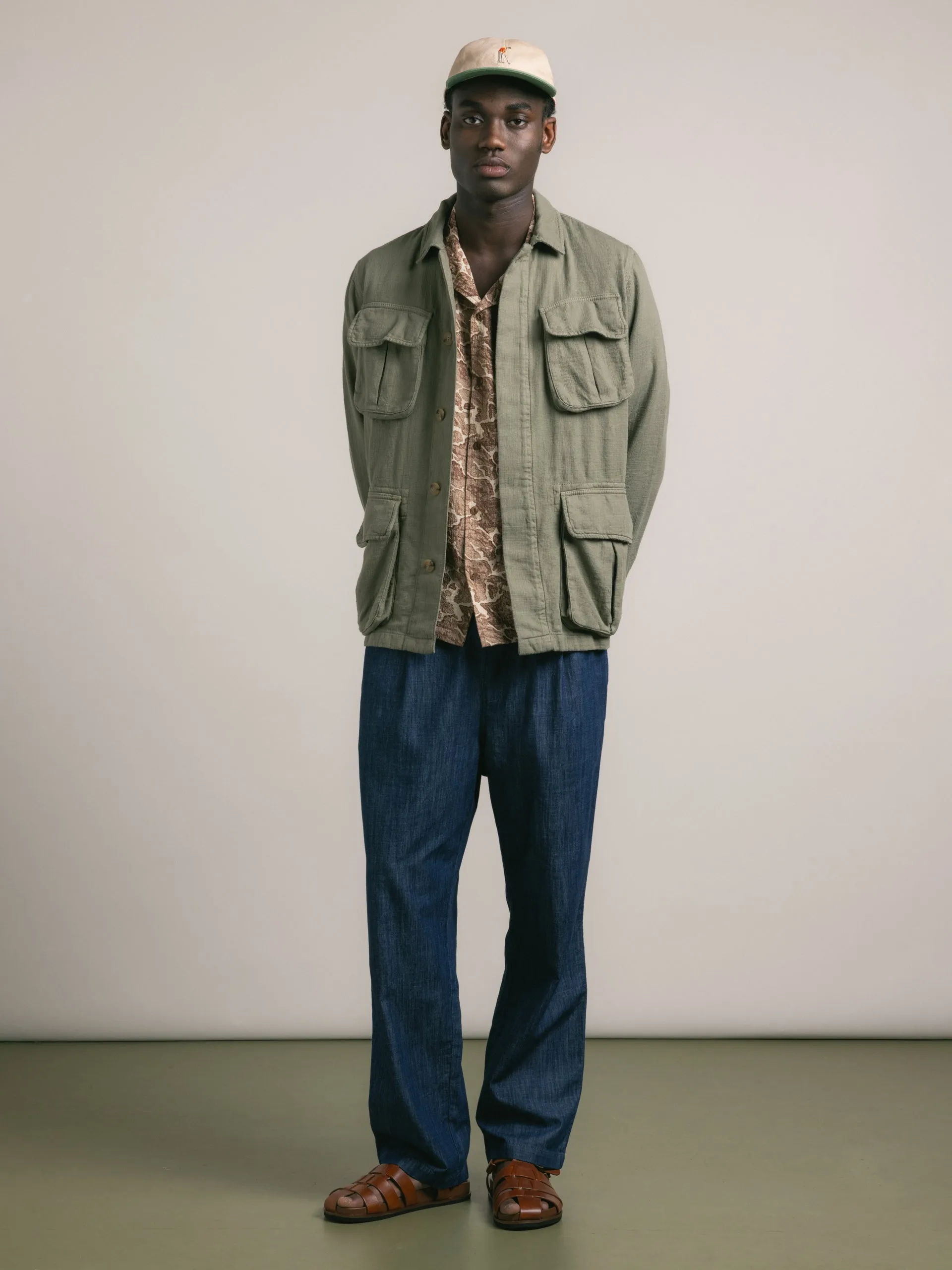Tyndrum Field Jacket in Military Slub Cotton sold by Kestin product image thumbnail 2