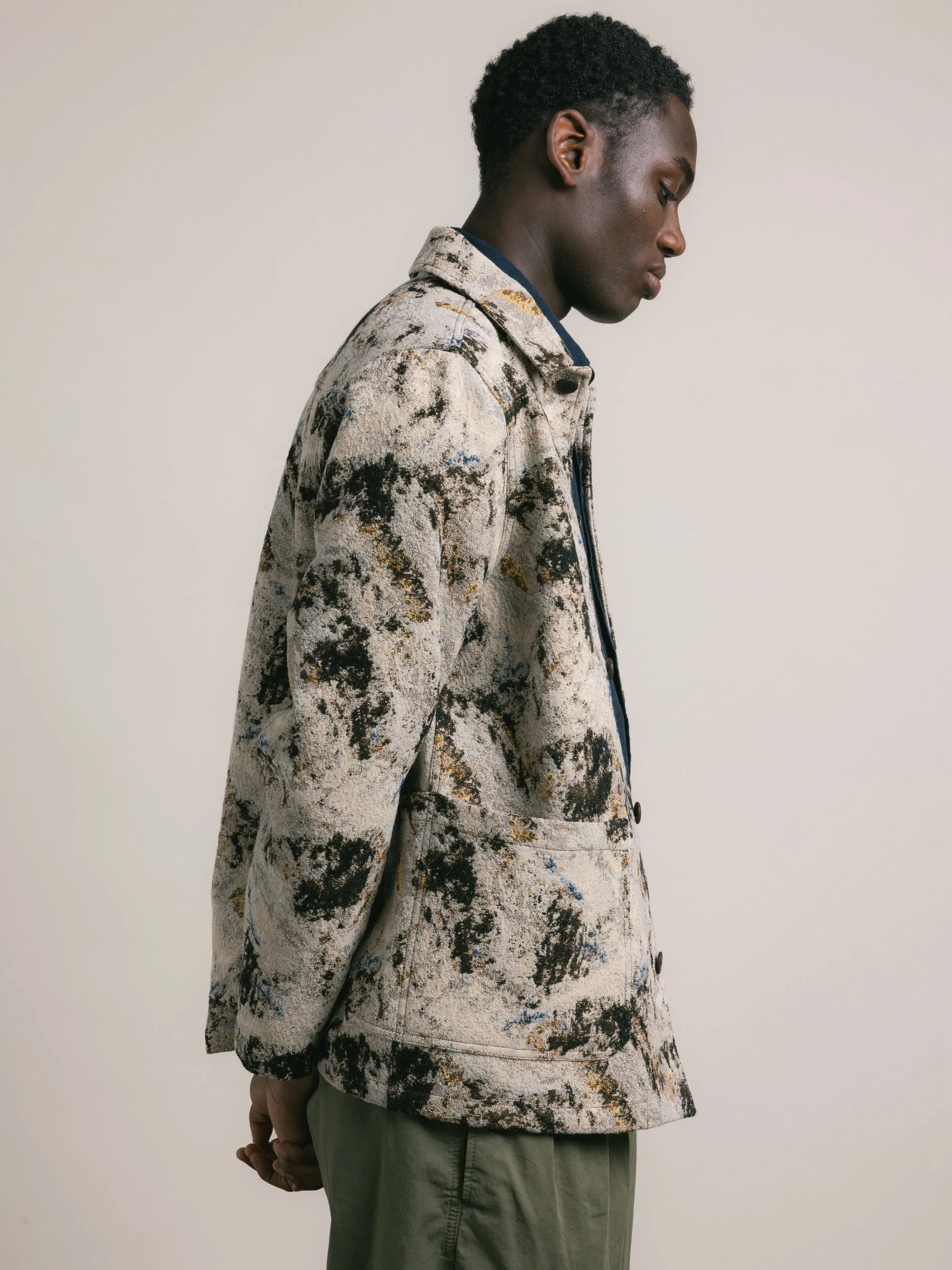 Ormiston Jacket in Brown Camo Jacquard sold by Kestin product image thumbnail 2