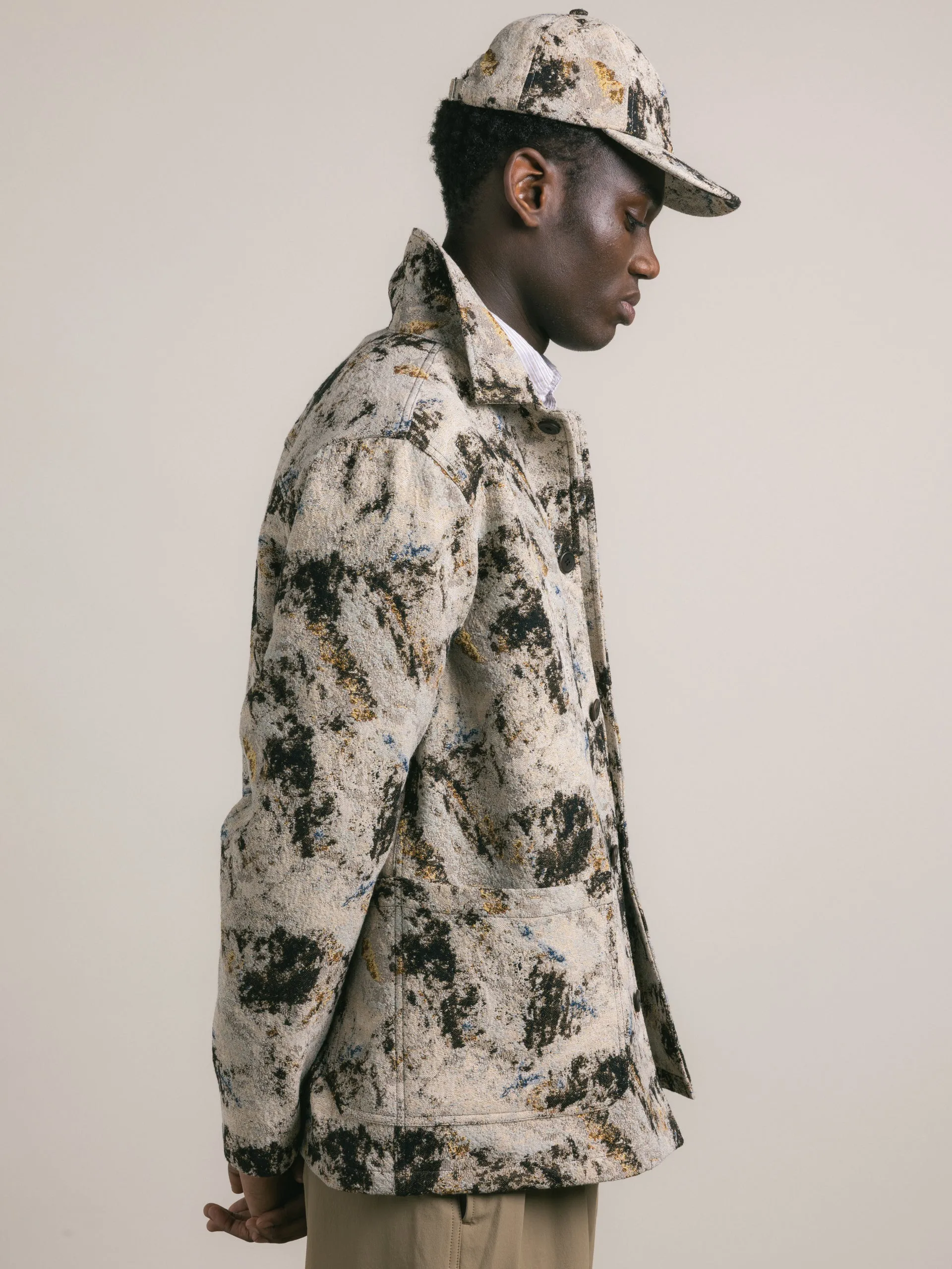 Ormiston Jacket in Brown Camo Jacquard sold by Kestin product image thumbnail 5