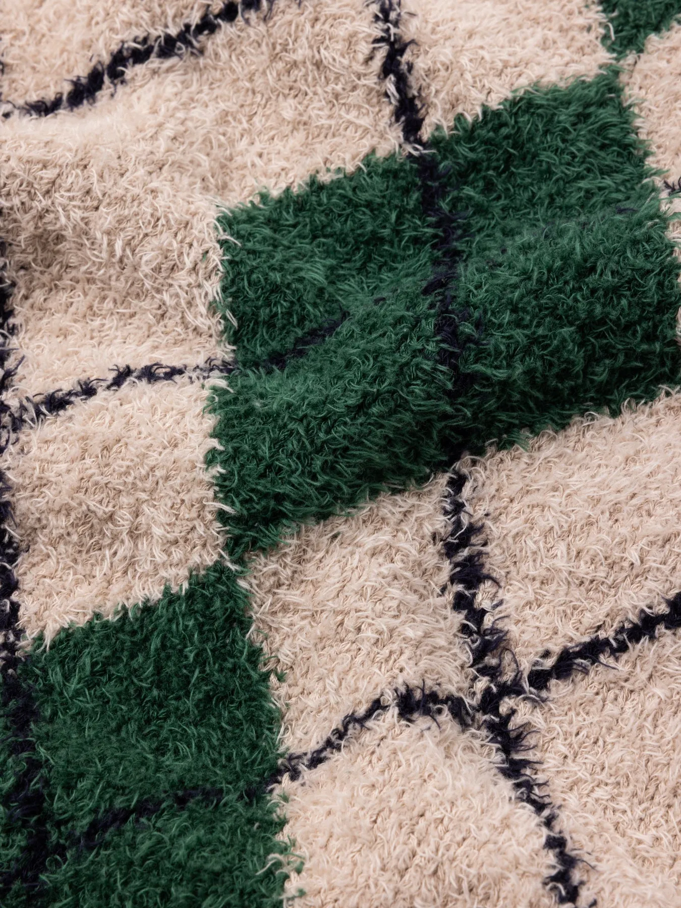 Carron Argyle Vest in Ecru Organic Cotton sold by Kestin product image thumbnail 3