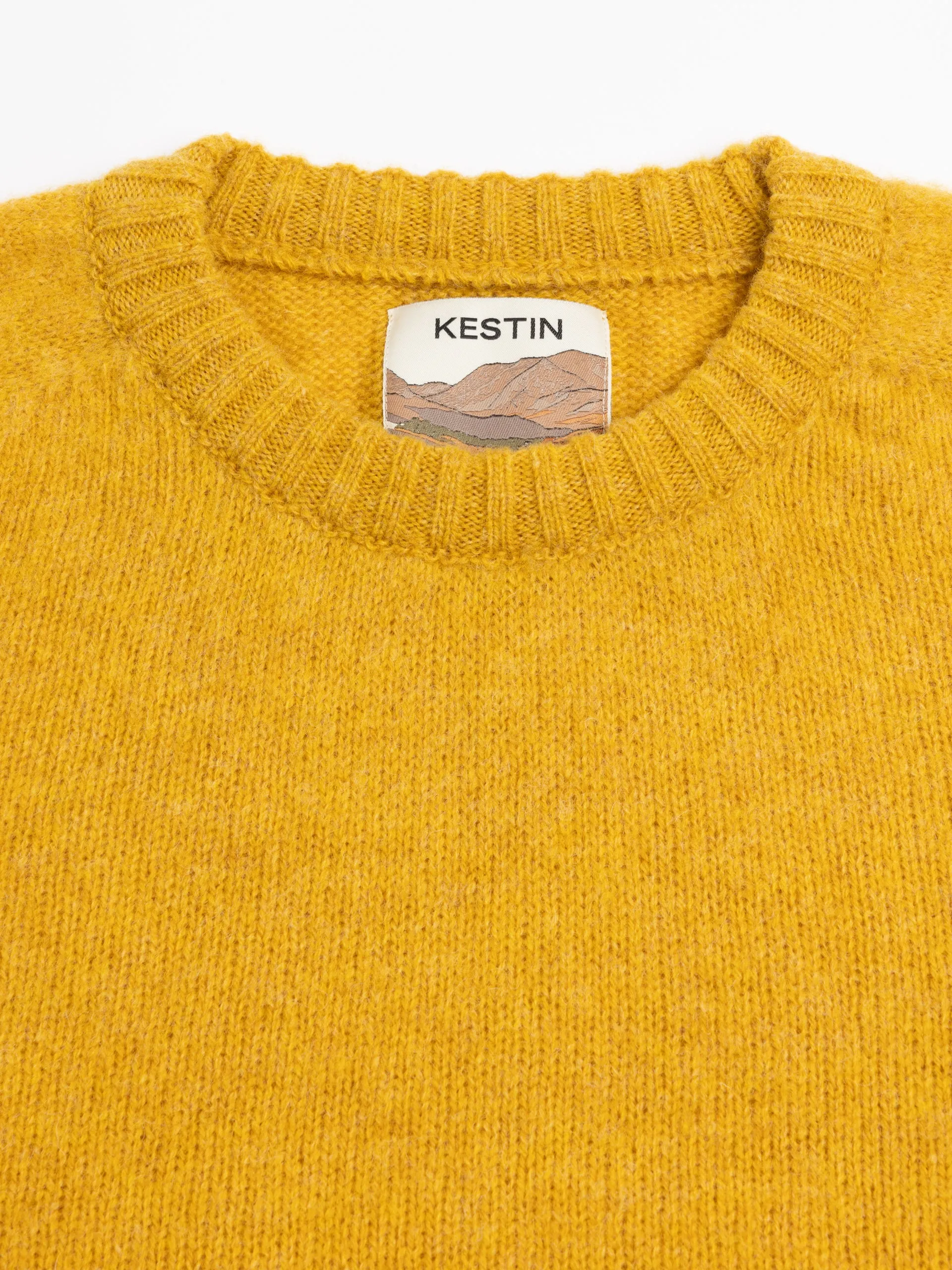 Brushed Shetland Crew in Nugget Lambswool sold by Kestin product image thumbnail 3