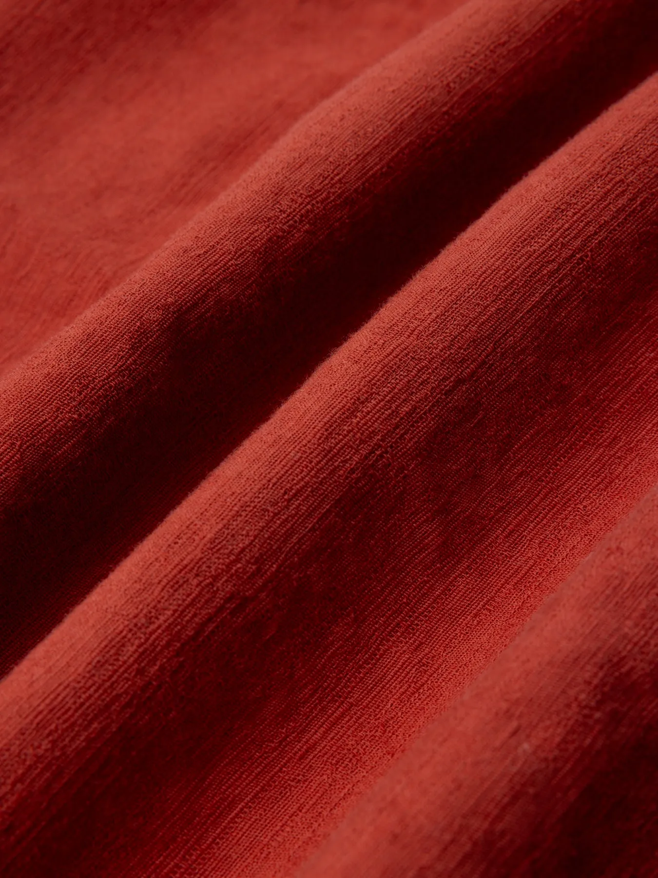 Ferness Oversized Shirt in Rusted Red Slub Cotton sold by Kestin product image thumbnail 4