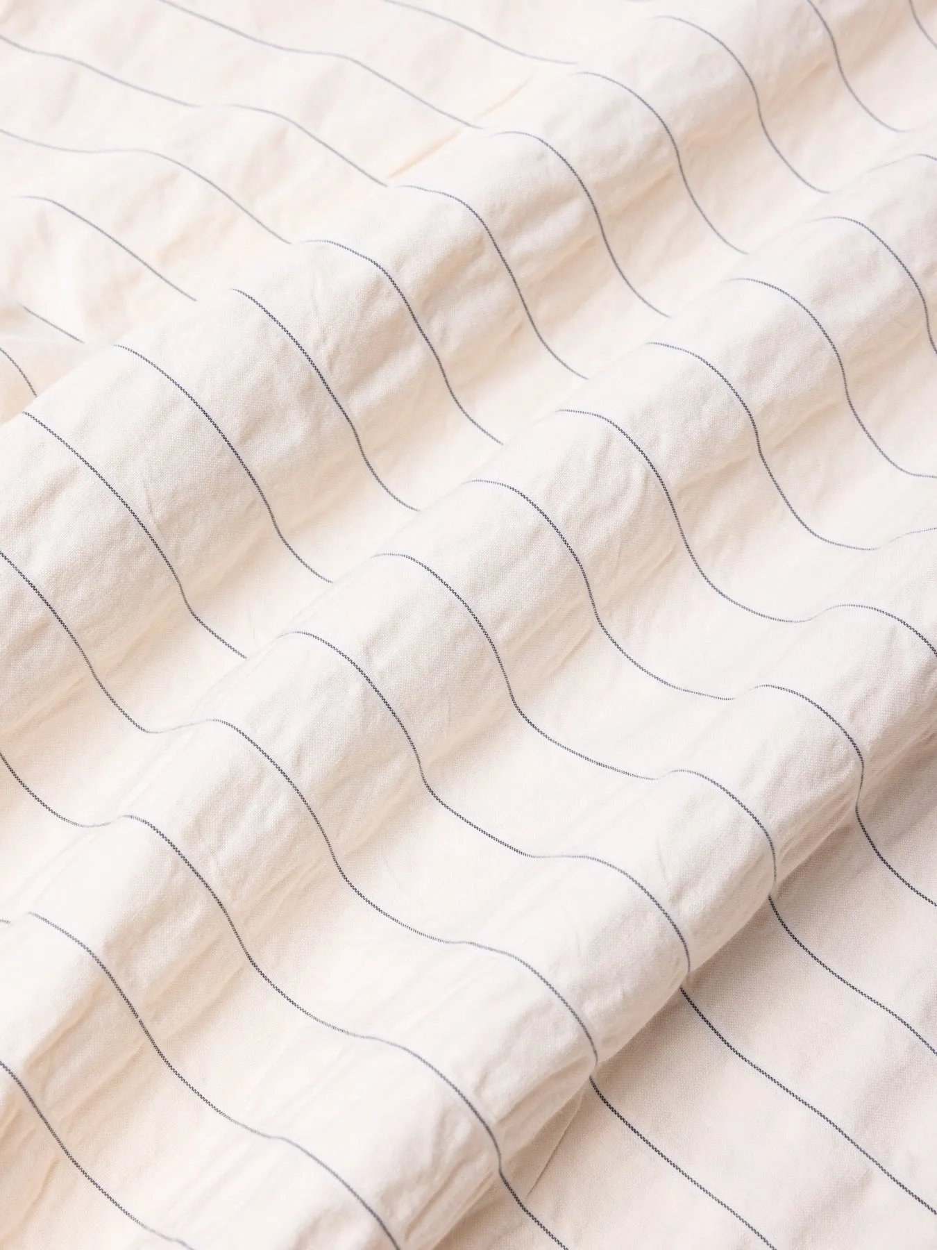 Dirleton Shirt in Ecru Seersucker Stripe sold by Kestin product image thumbnail 3