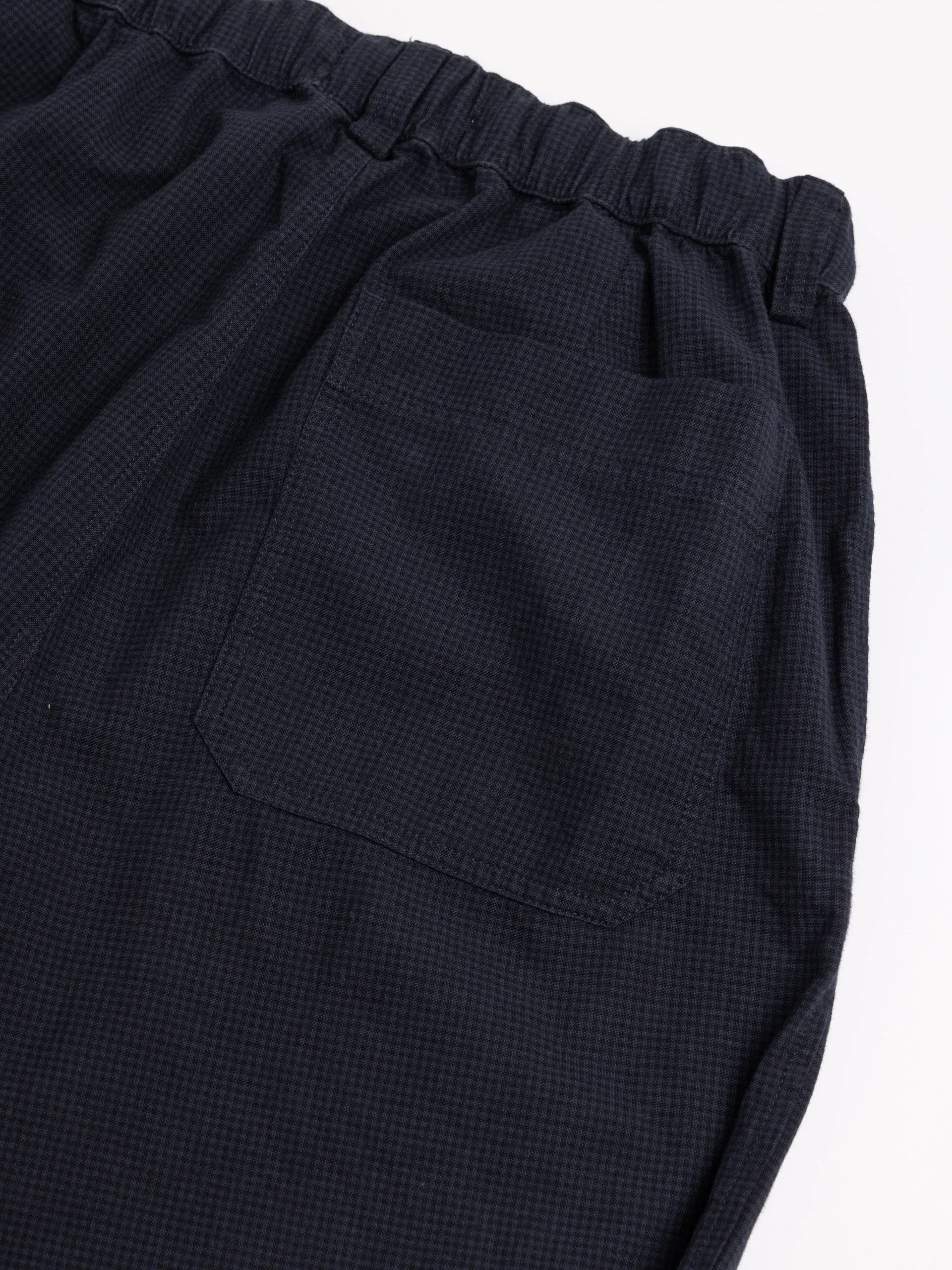 Doune Pant in Navy Check Organic Cotton sold by Kestin product image thumbnail 5