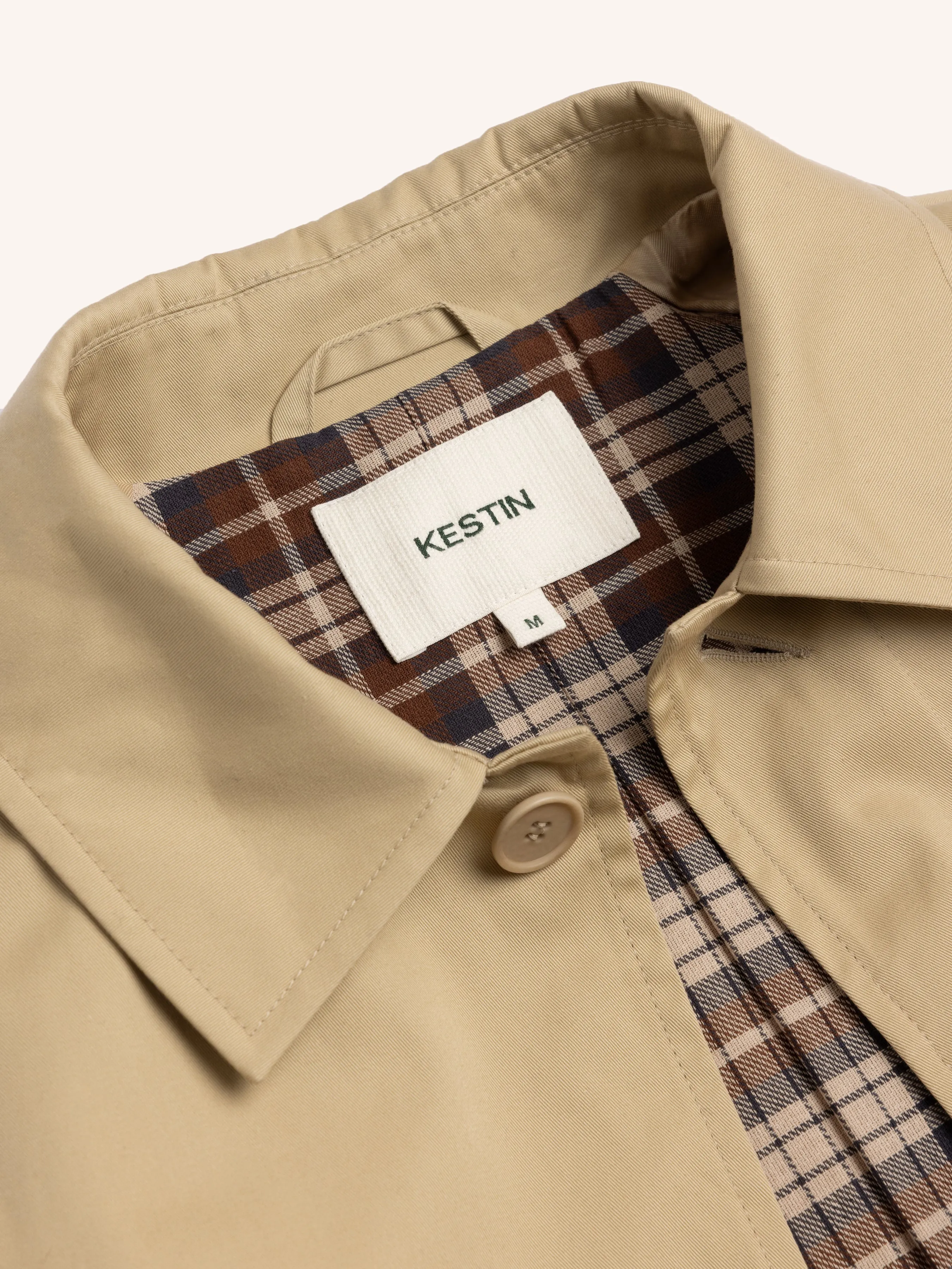 Morningside Mac in Sand Water-repellent Cotton Twill sold by Kestin product image thumbnail 3