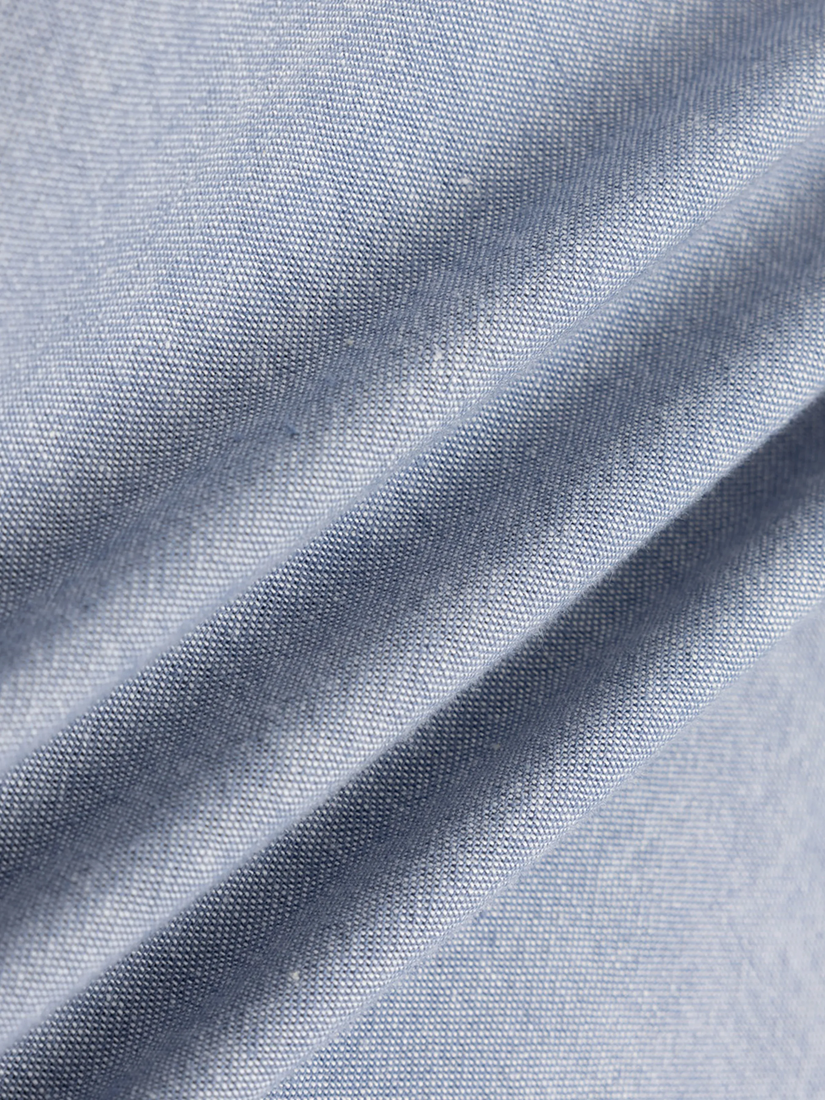 Raeburn Button Down Shirt in Pale Blue Oxford Organic Cotton sold by Kestin product image thumbnail 4