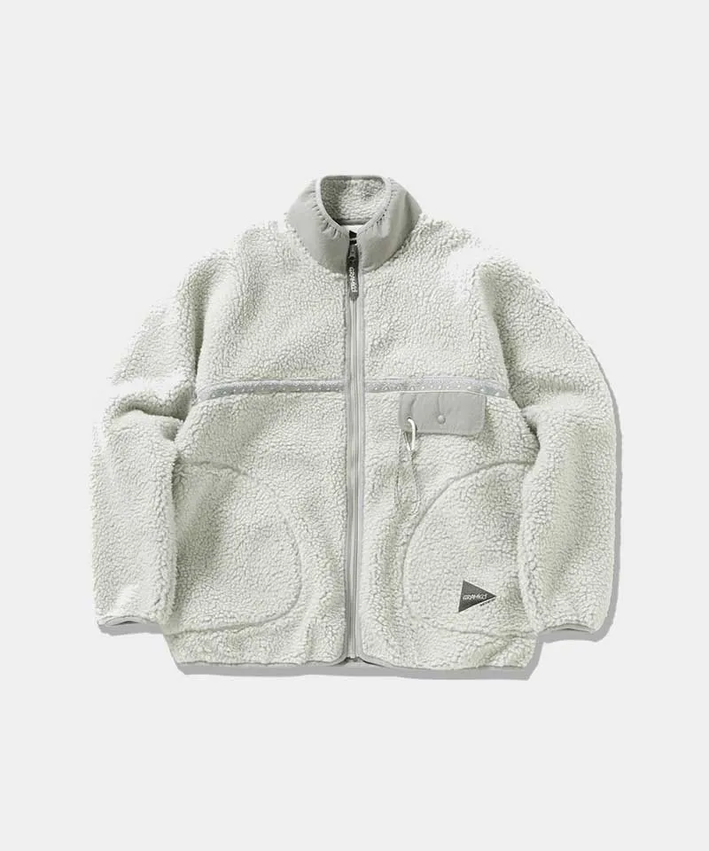 Gramicci x and wander W's JQ Tape Fleece Jacket sold by Gramicci