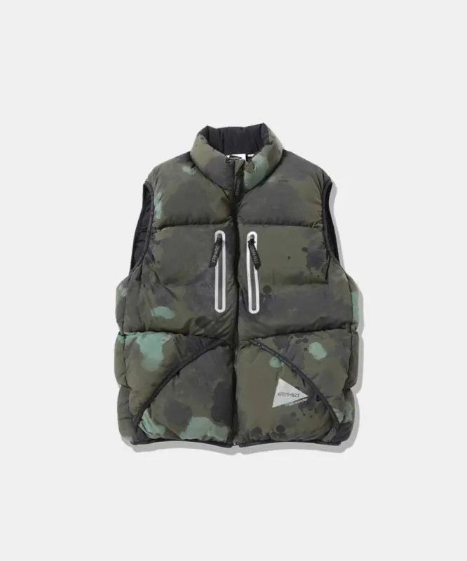 Gramicci x and wander W's Down Vest sold by Gramicci