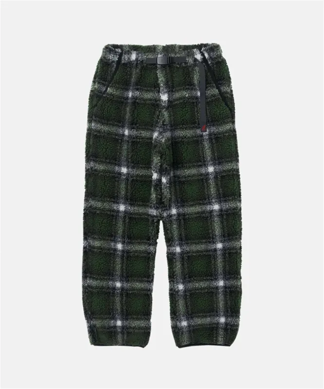Shadow Plaid Sherpa Pant made by Gramicci