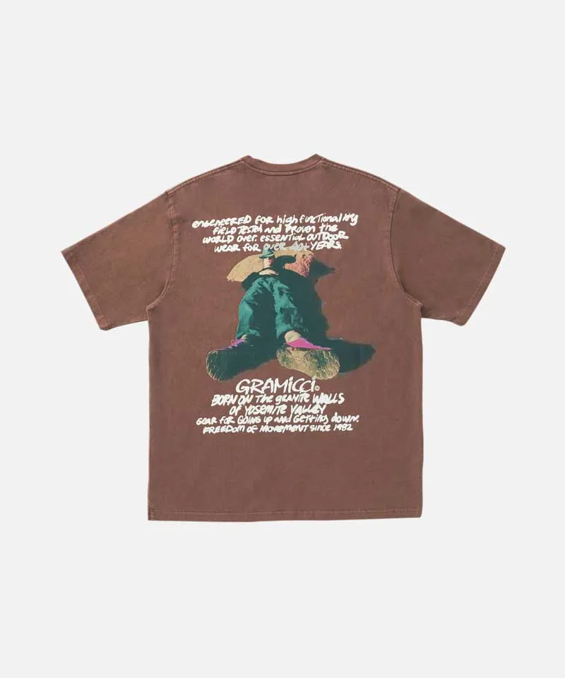 Napping Climber Tee sold by Gramicci