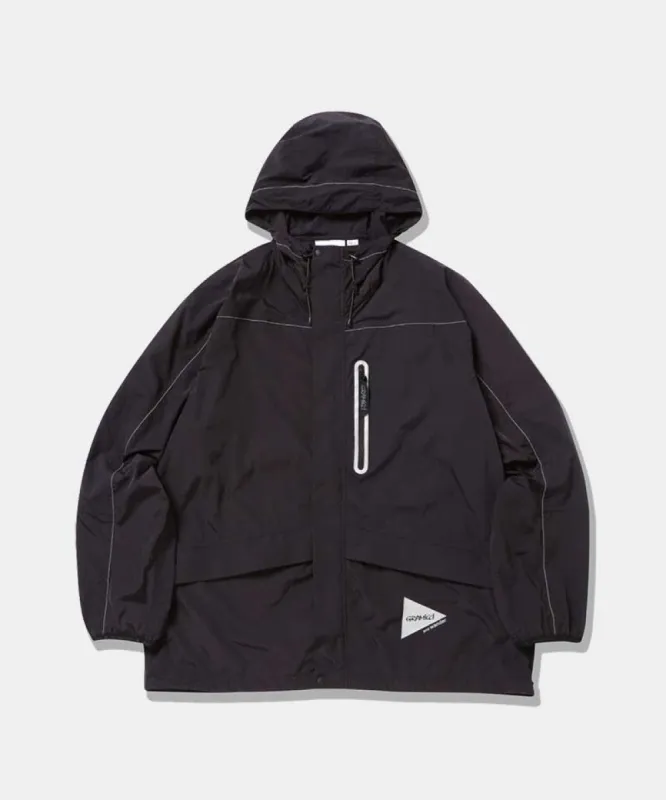 Gramicci x and wander Patchwork Wind Hoodie sold by Gramicci