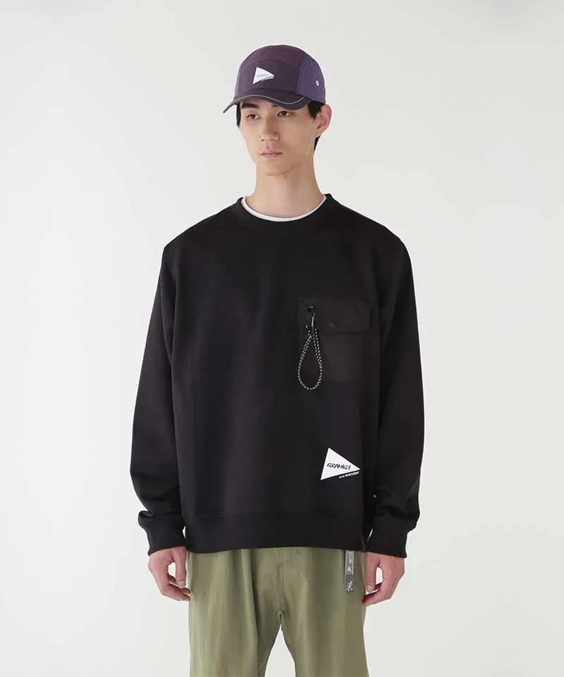 Gramicci x and wander Pocket Sweat Shirt sold by Gramicci product image thumbnail 3