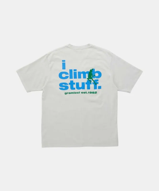 I Climb Stuff Tee made by Gramicci