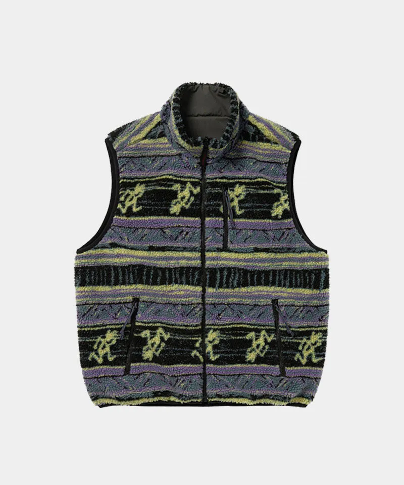 Gramicci x thisisneverthat Reversible Fleece Vest sold by Gramicci