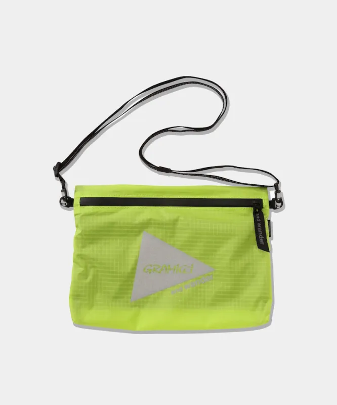 Gramicci x and wander Nylon Sacoche made by Gramicci